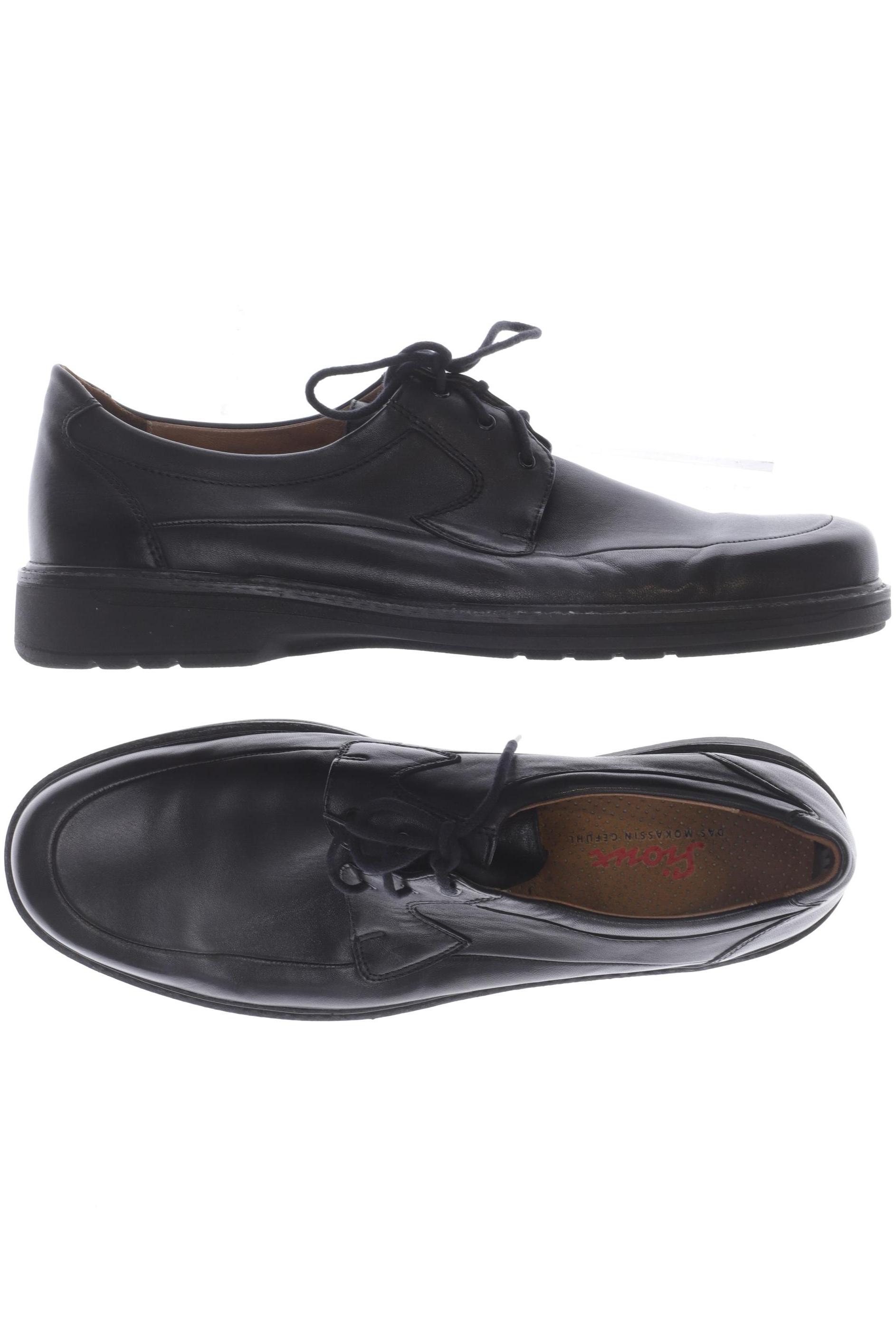 

Sioux Herren Halbschuh, schwarz, Gr. 10.5