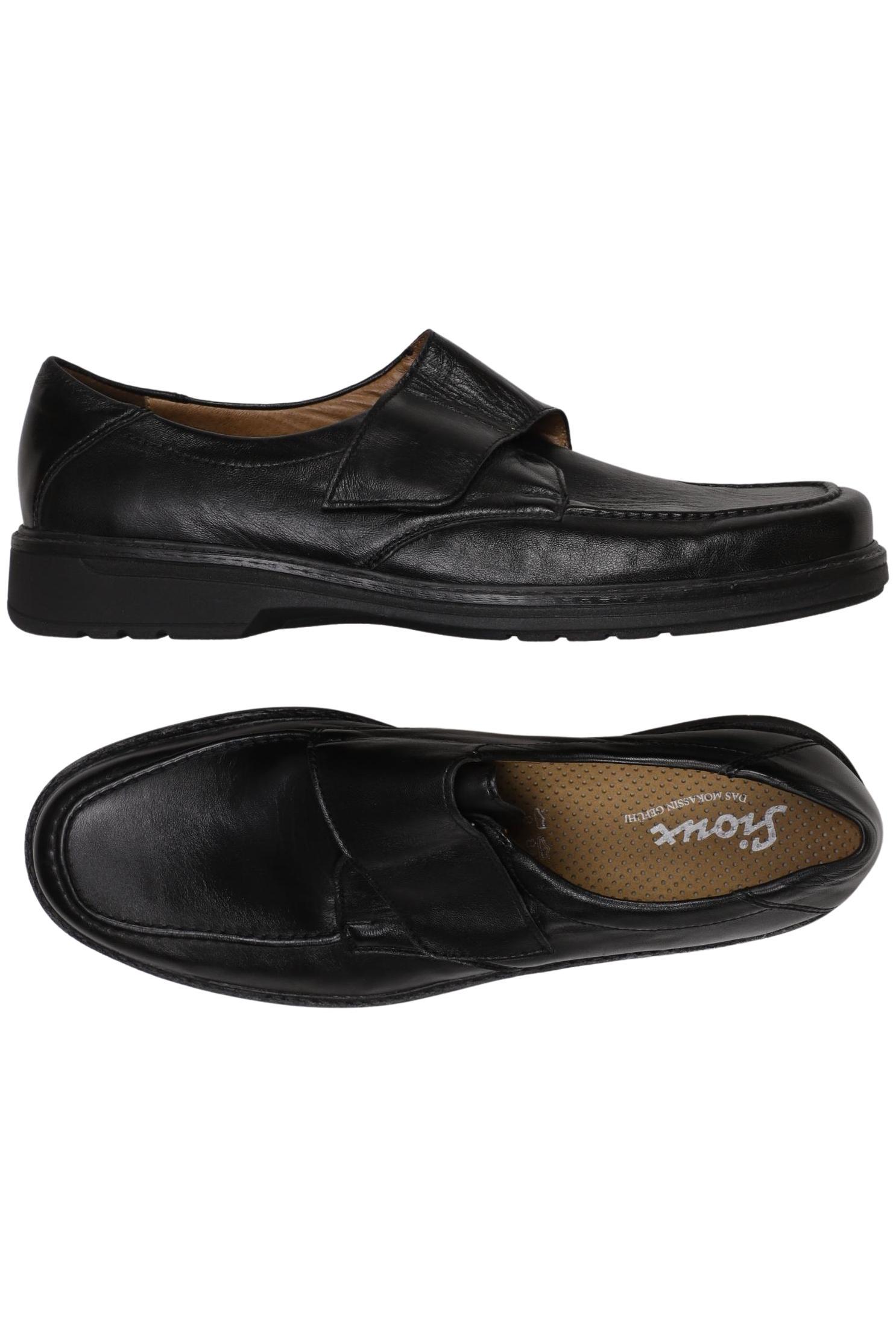 

Sioux Herren Halbschuh, schwarz, Gr. 10.5