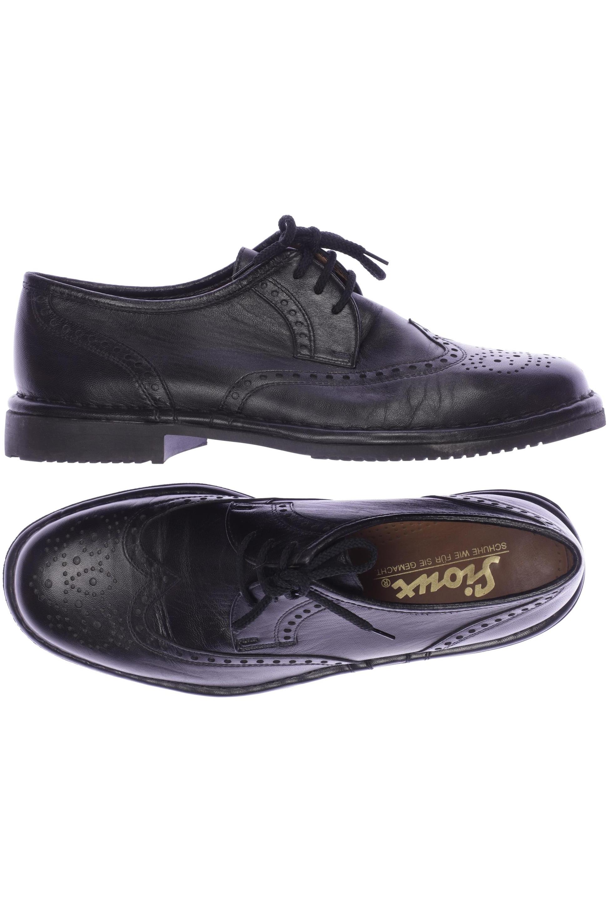 

Sioux Herren Halbschuh, schwarz, Gr. 7.5