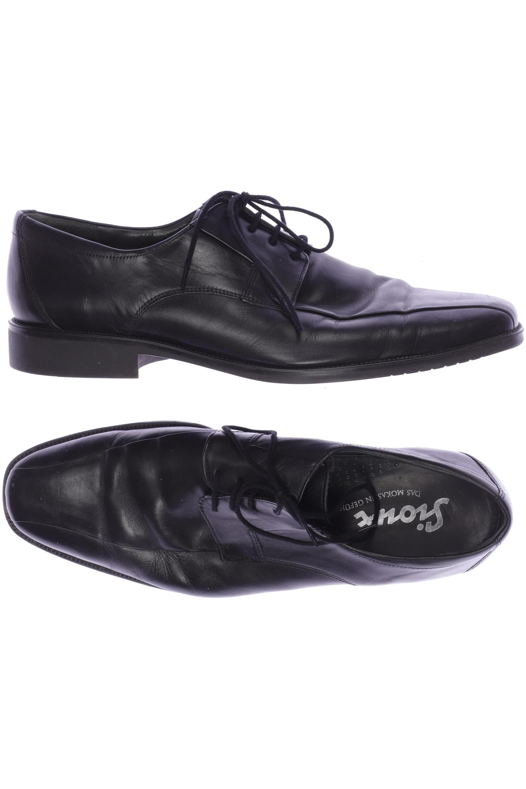 

Sioux Herren Halbschuh, schwarz, Gr. 10.5