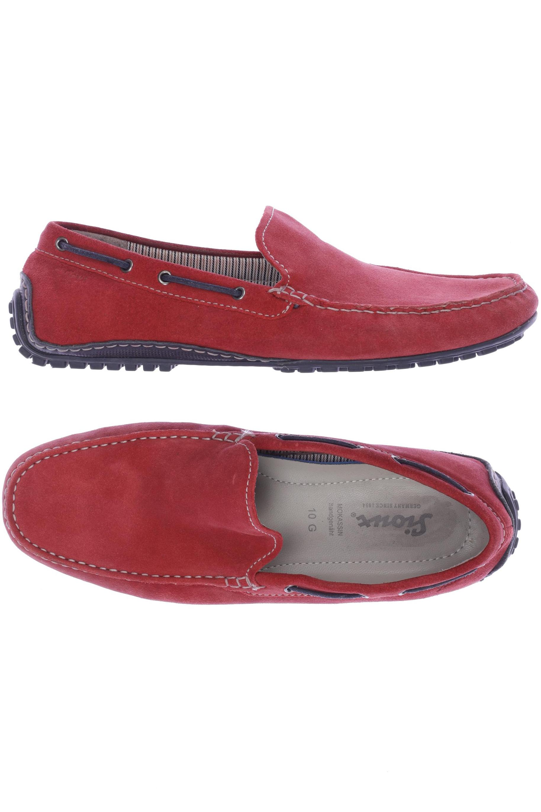 

Sioux Herren Halbschuh, rot, Gr. 10