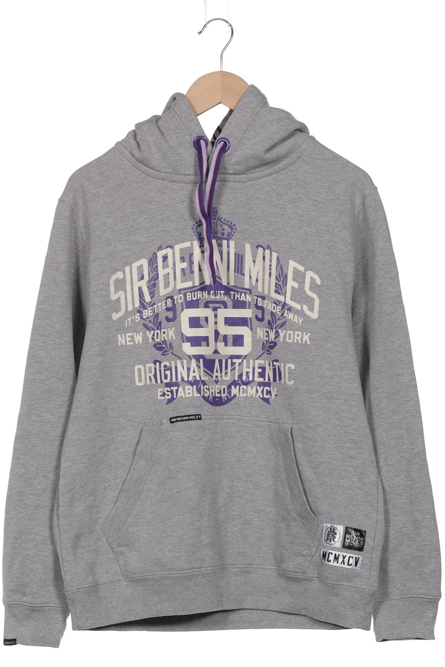 

SIR Benni Miles Herren Kapuzenpullover, grau, Gr. 52