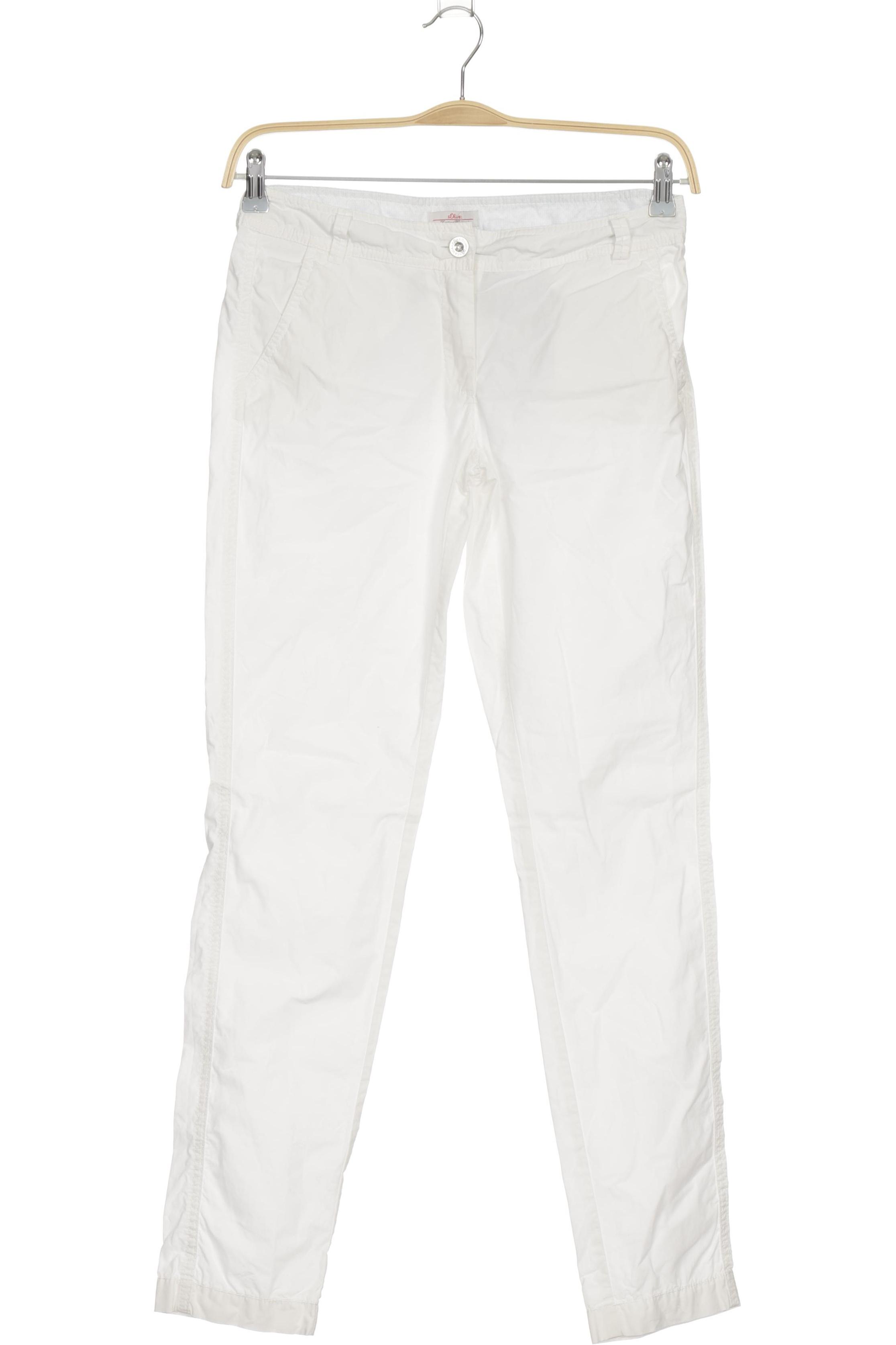 

SIR Oliver Damen Stoffhose, weiß, Gr. 34