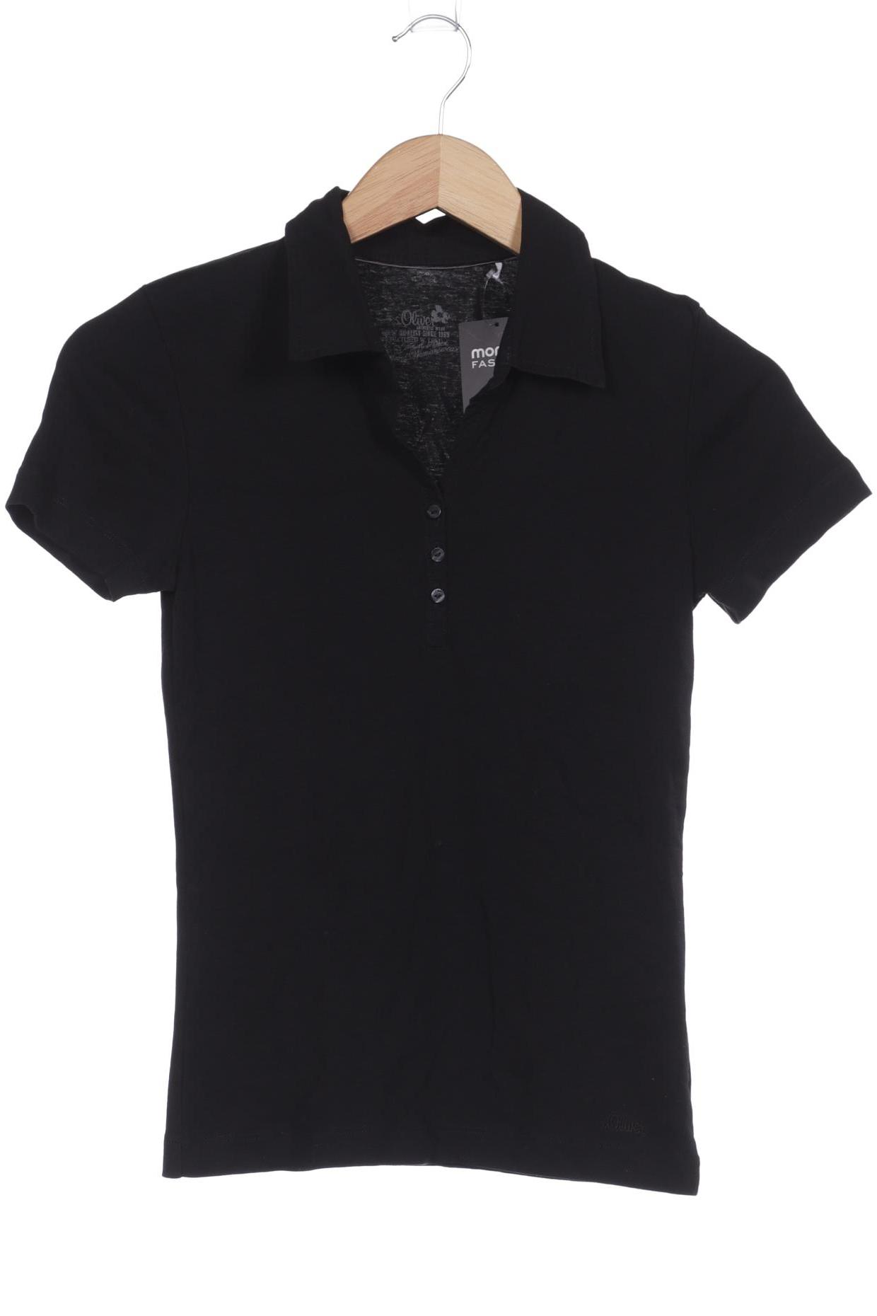 

SIR OLIVER Damen Poloshirt, schwarz