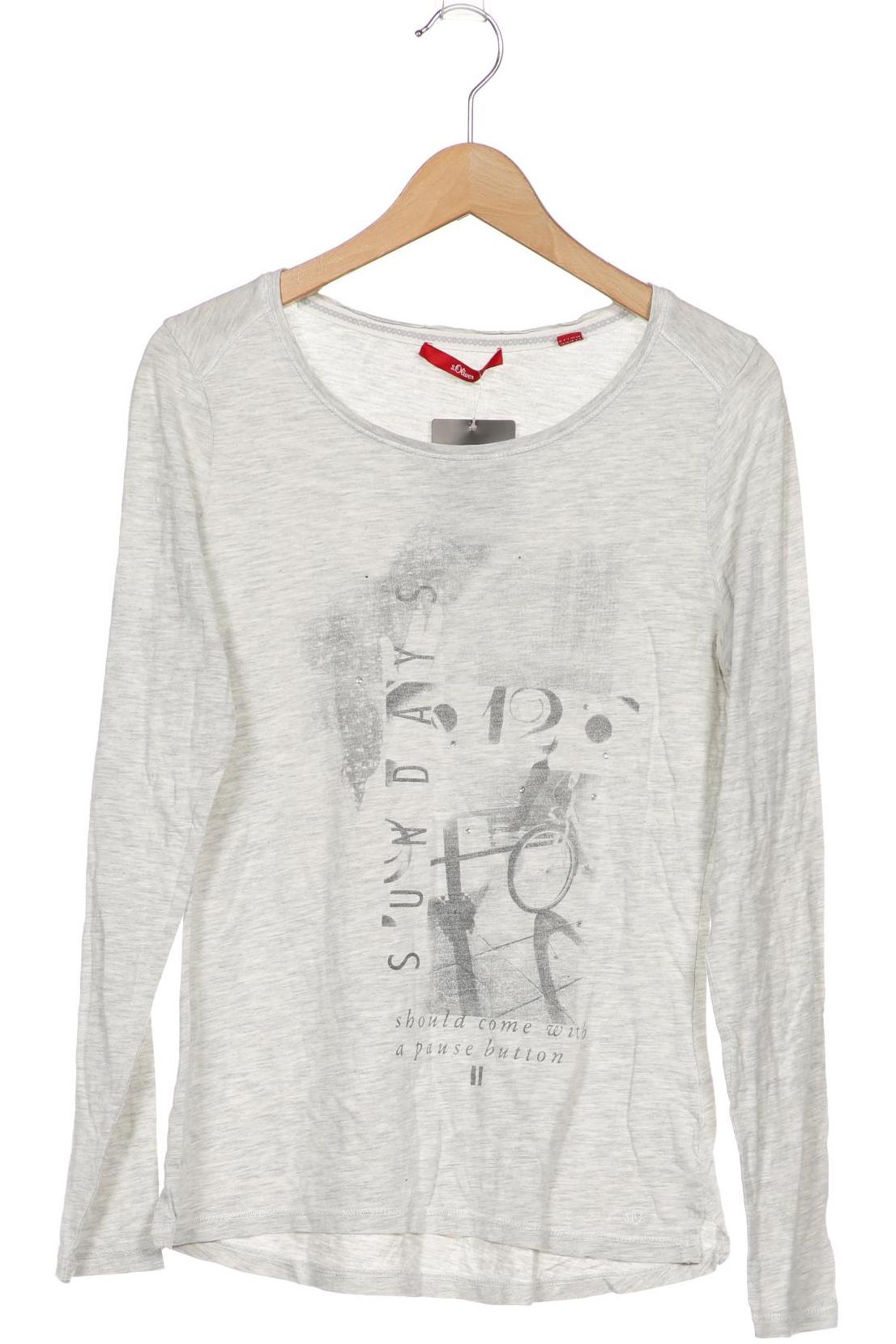 

SIR Oliver Damen Langarmshirt, grau, Gr. 34