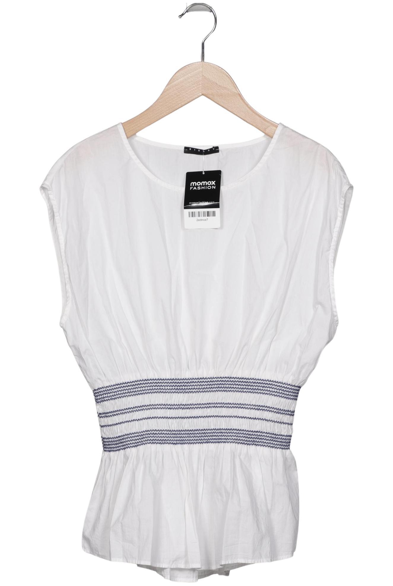

Sisley Damen Bluse, weiß, Gr. 36