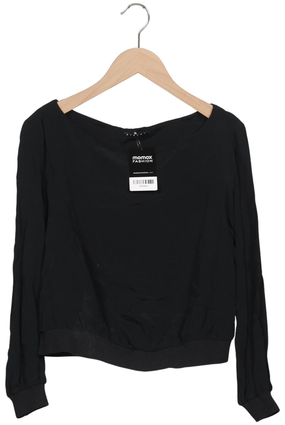 

Sisley Damen Bluse, schwarz, Gr. 36