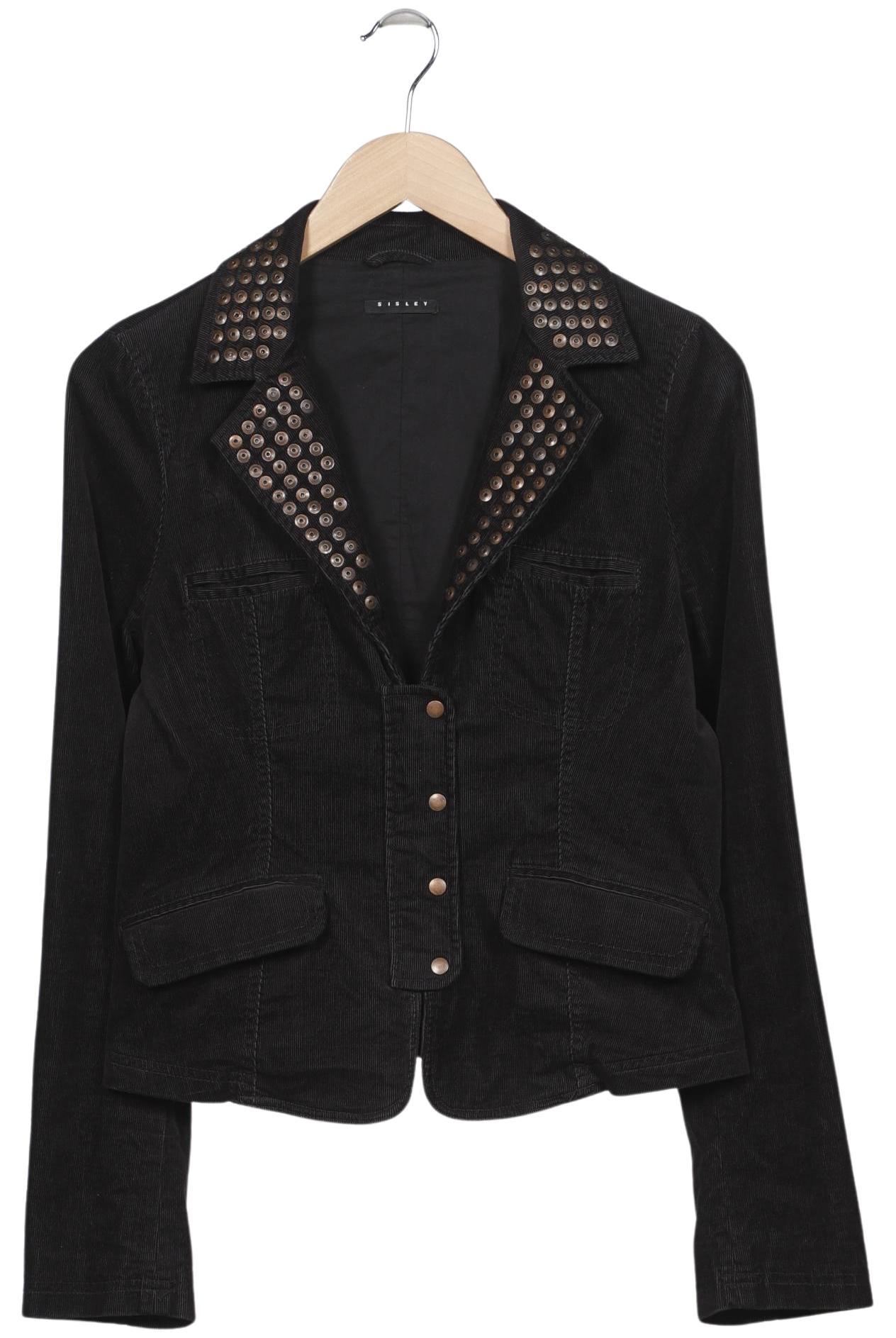 

Sisley Damen Jacke, schwarz, Gr. 44