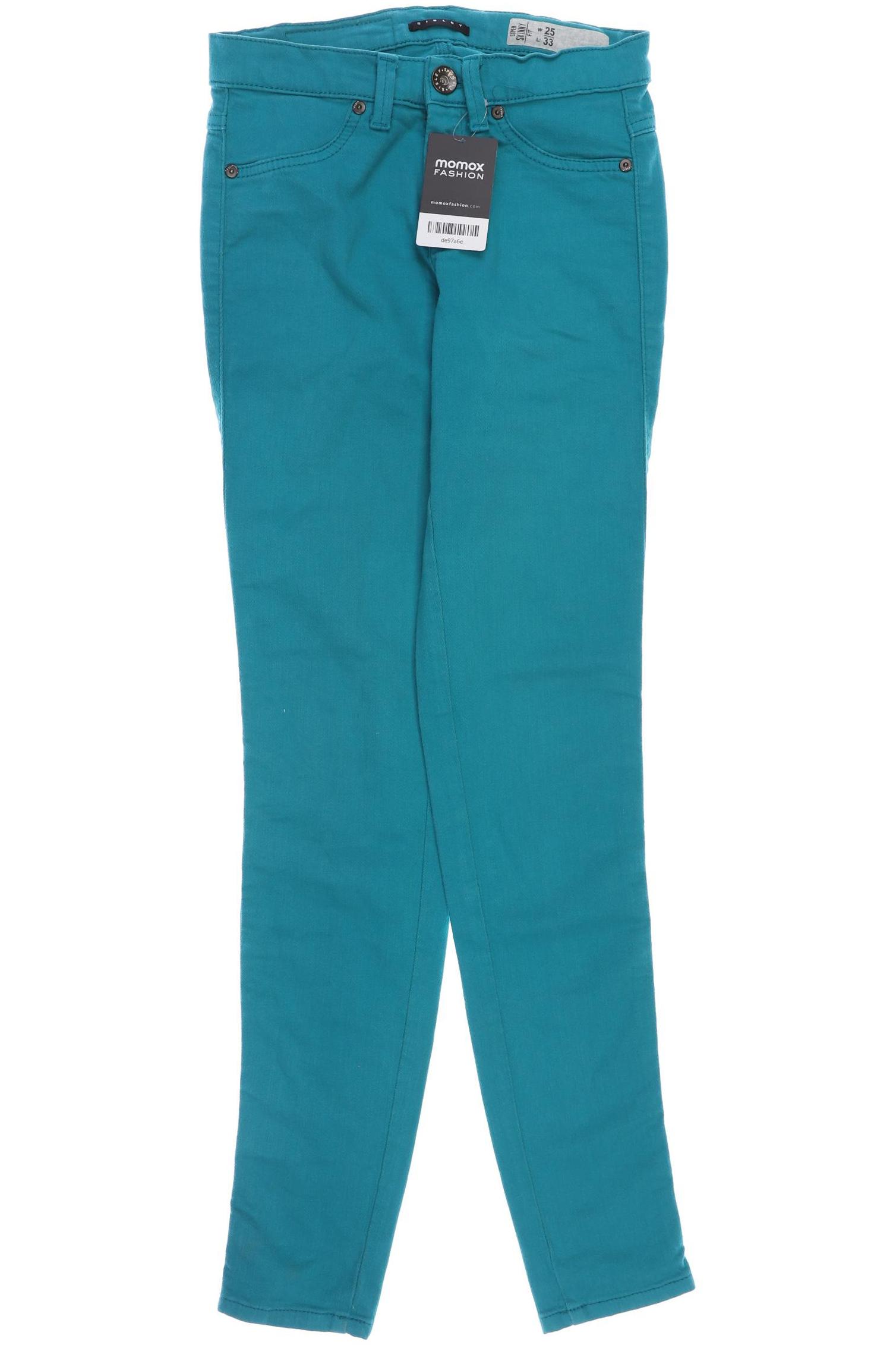 

Sisley Damen Jeans, türkis, Gr. 25