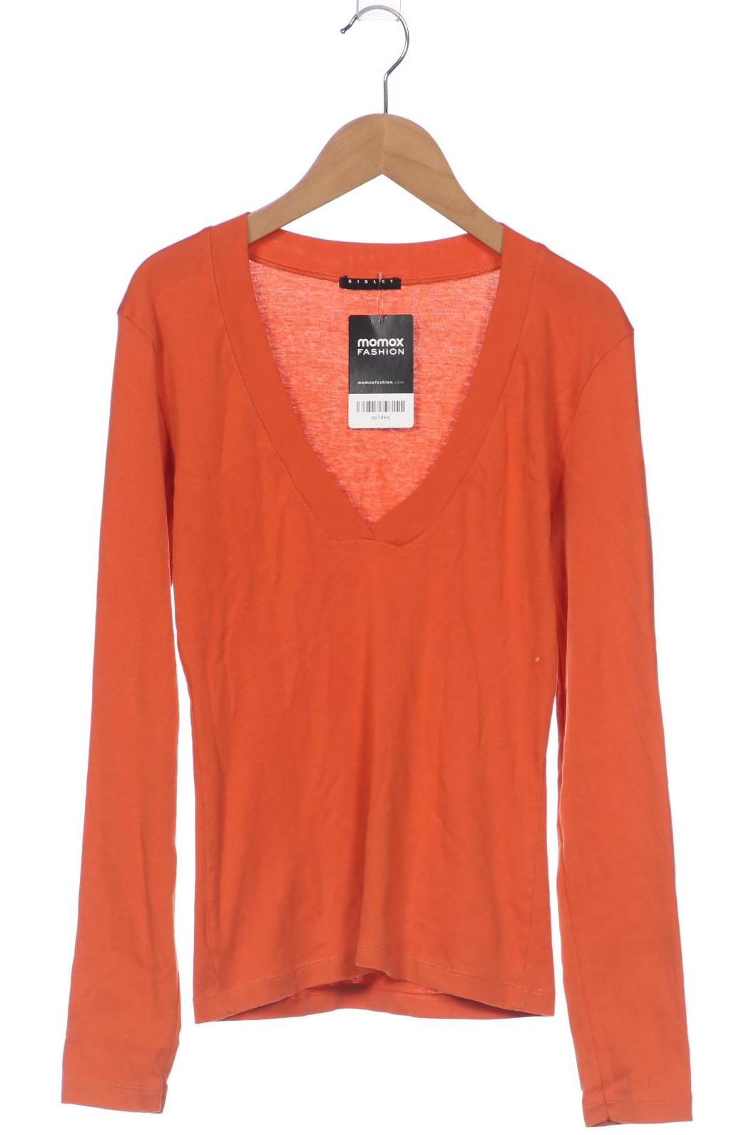 

Sisley Damen Langarmshirt, orange, Gr. 34
