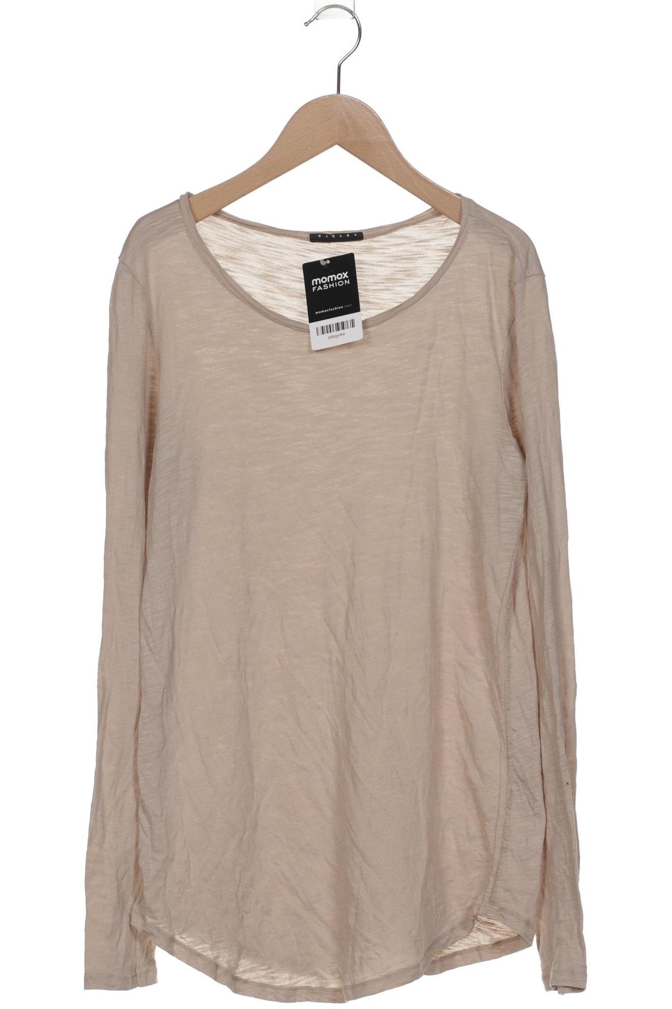 

Sisley Damen Langarmshirt, beige, Gr. 38