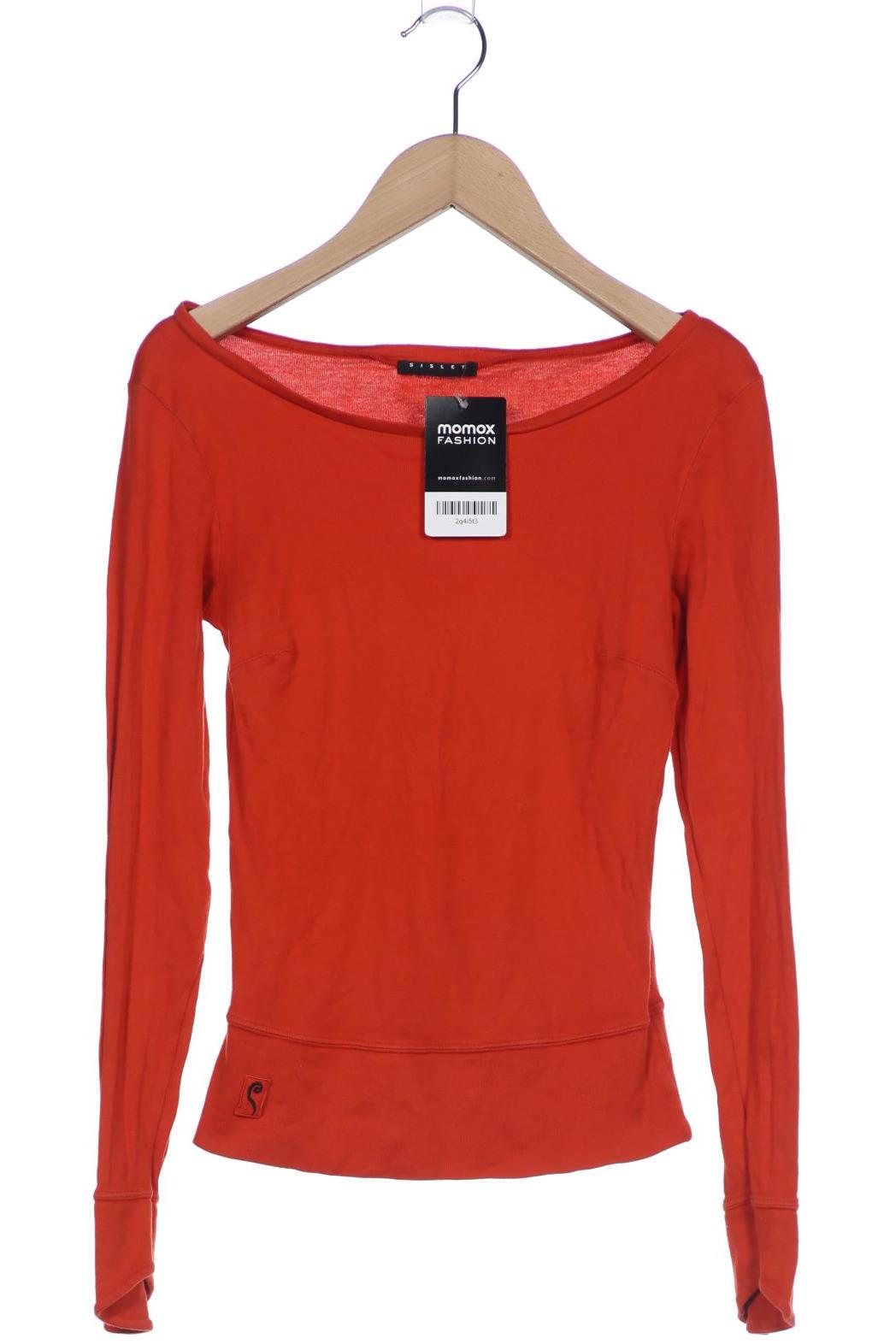 

Sisley Damen Langarmshirt, orange, Gr. 36
