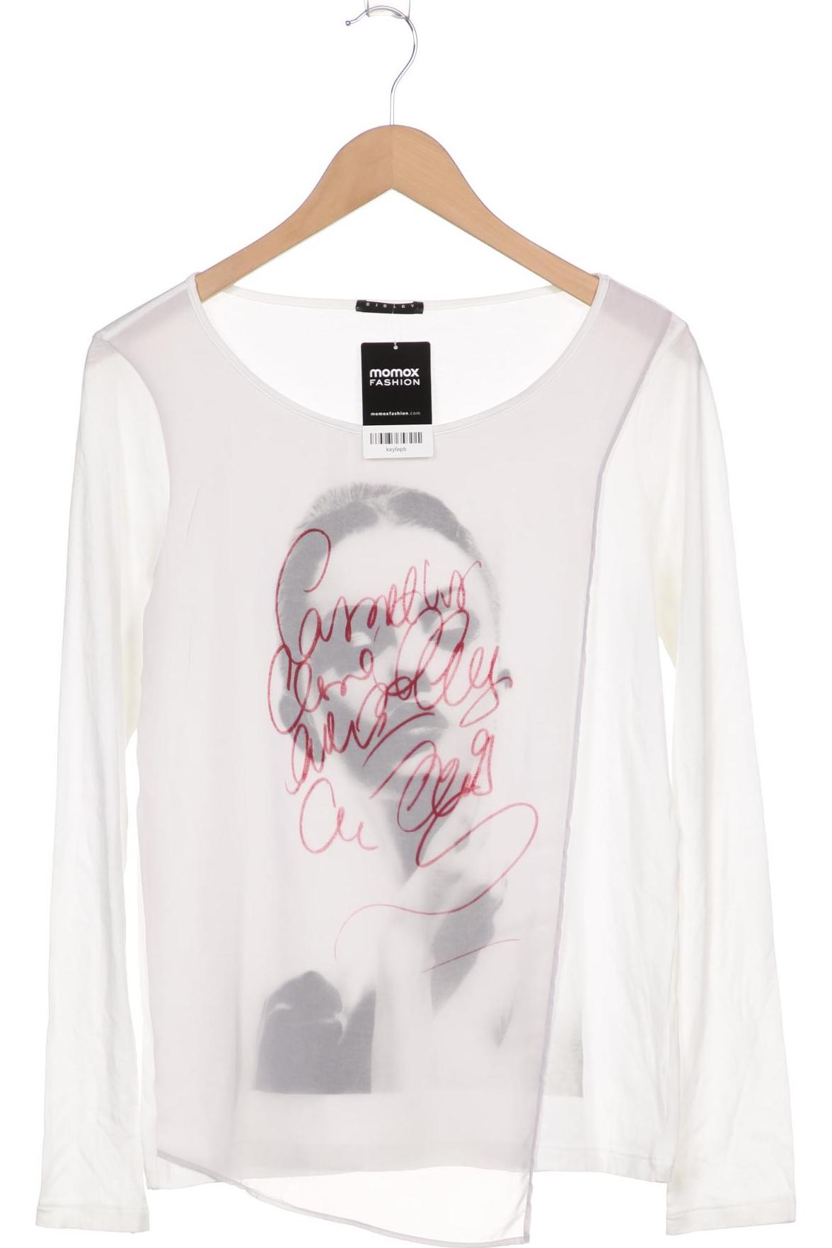 

SISLEY Damen Langarmshirt, weiß