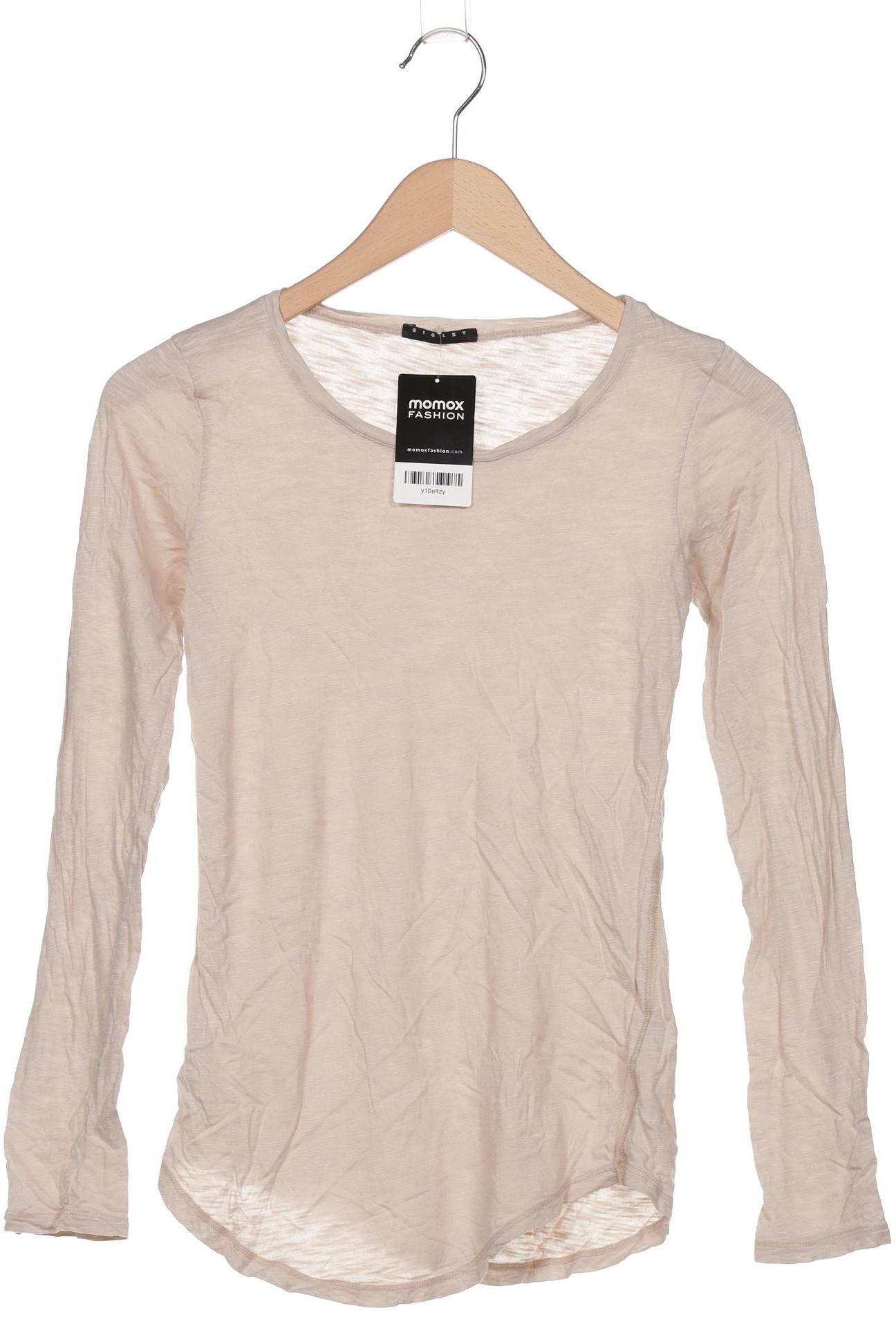 

Sisley Damen Langarmshirt, beige, Gr. 34