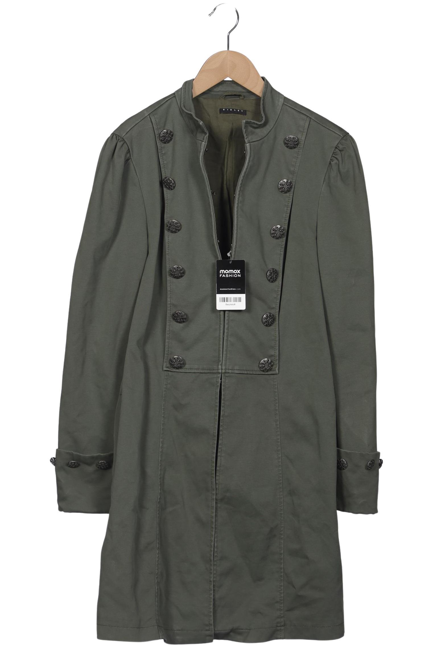 

Sisley Damen Mantel, grün, Gr. 46