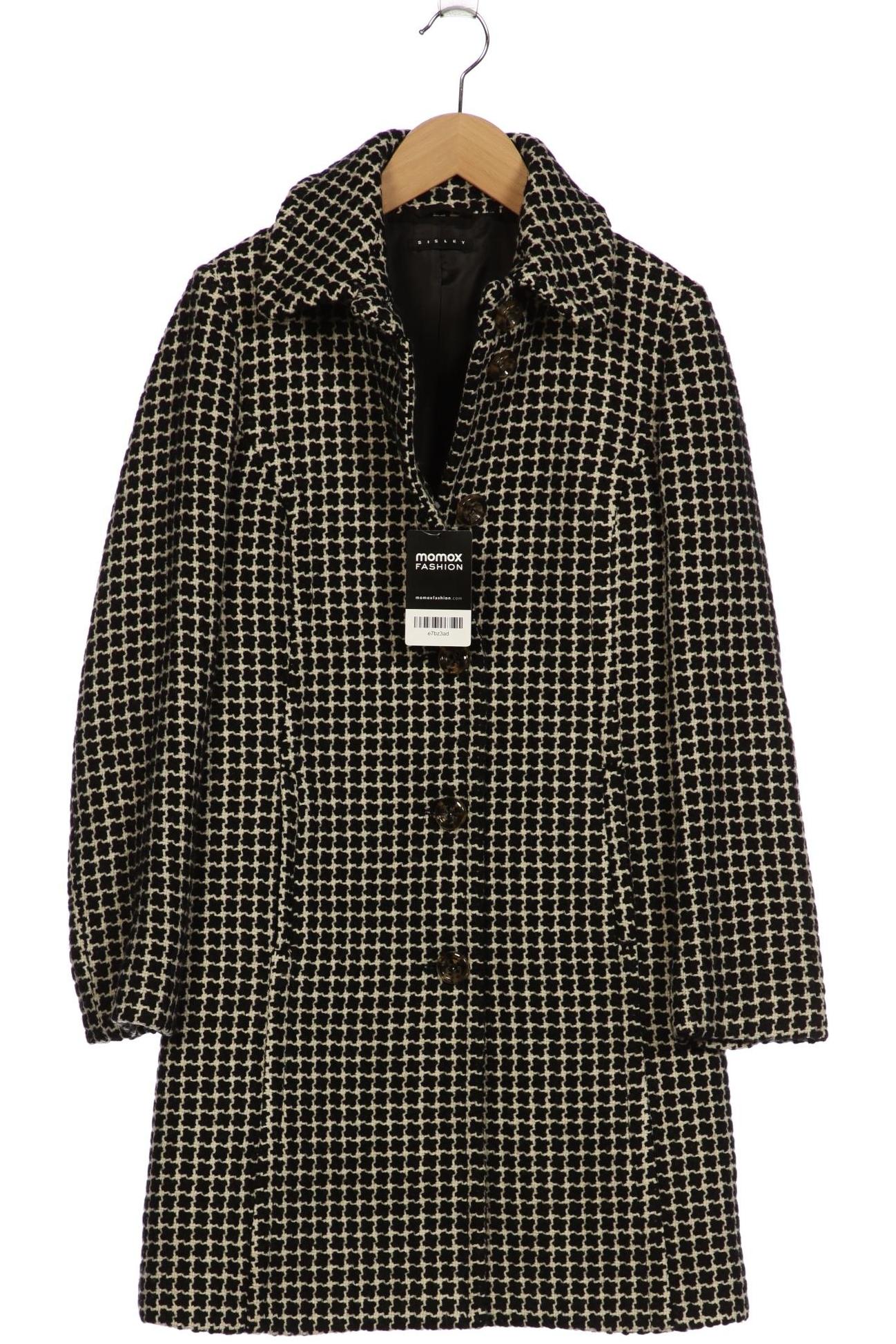 

Sisley Damen Mantel, schwarz, Gr. 32