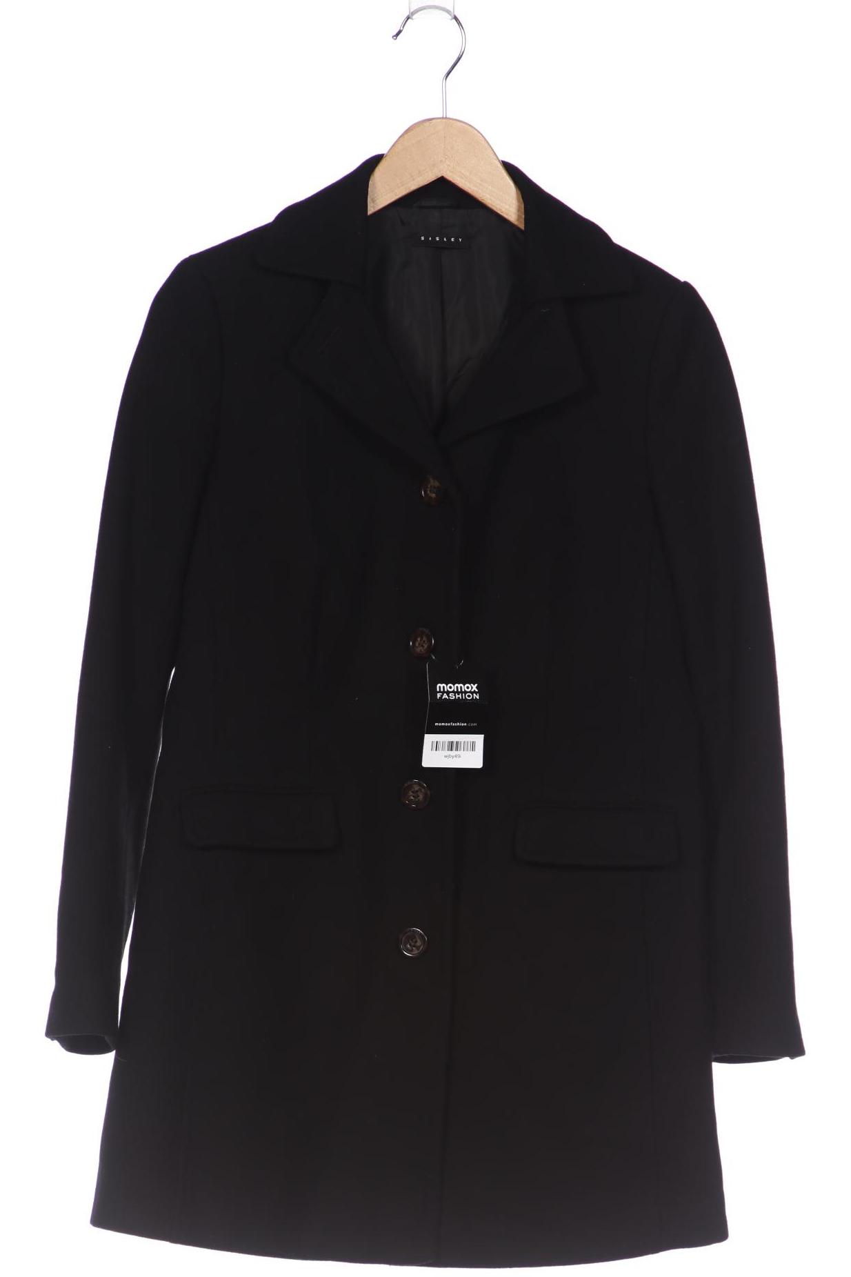 

Sisley Damen Mantel, schwarz, Gr. 38