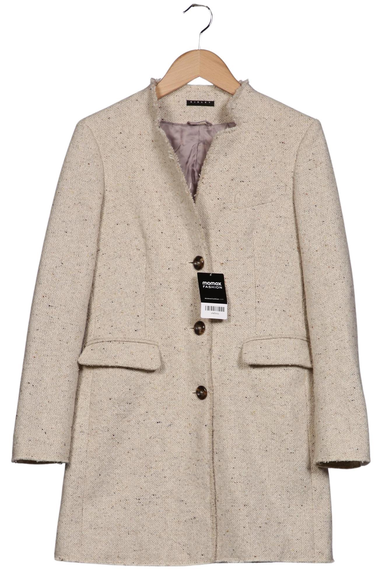 

Sisley Damen Mantel, beige, Gr. 34