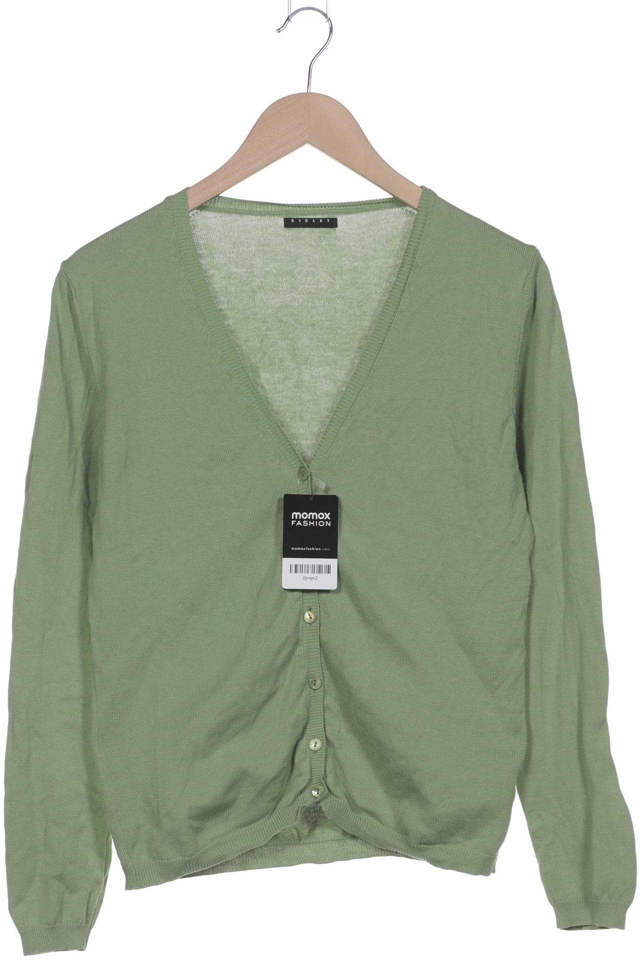 

Sisley Damen Strickjacke, grün, Gr. 38