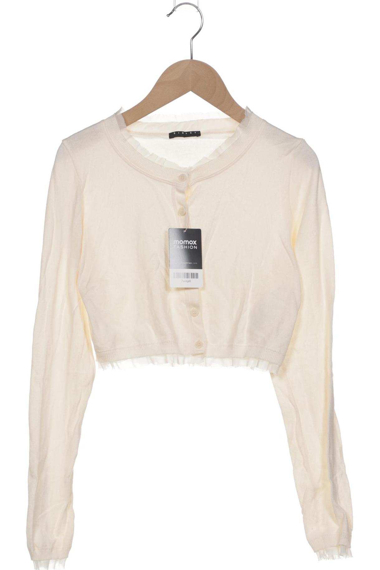 

Sisley Damen Strickjacke, cremeweiß, Gr. 36
