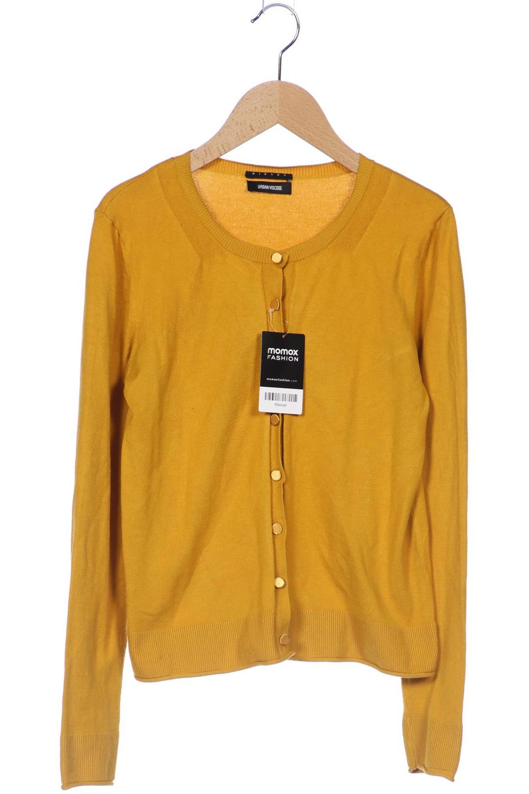 

Sisley Damen Strickjacke, gelb, Gr. 36