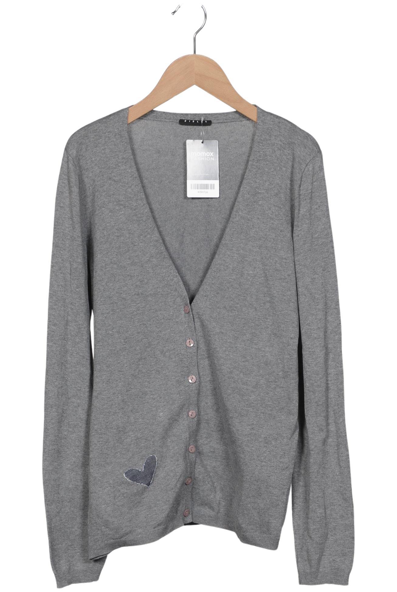 

Sisley Damen Strickjacke, grau, Gr. 36