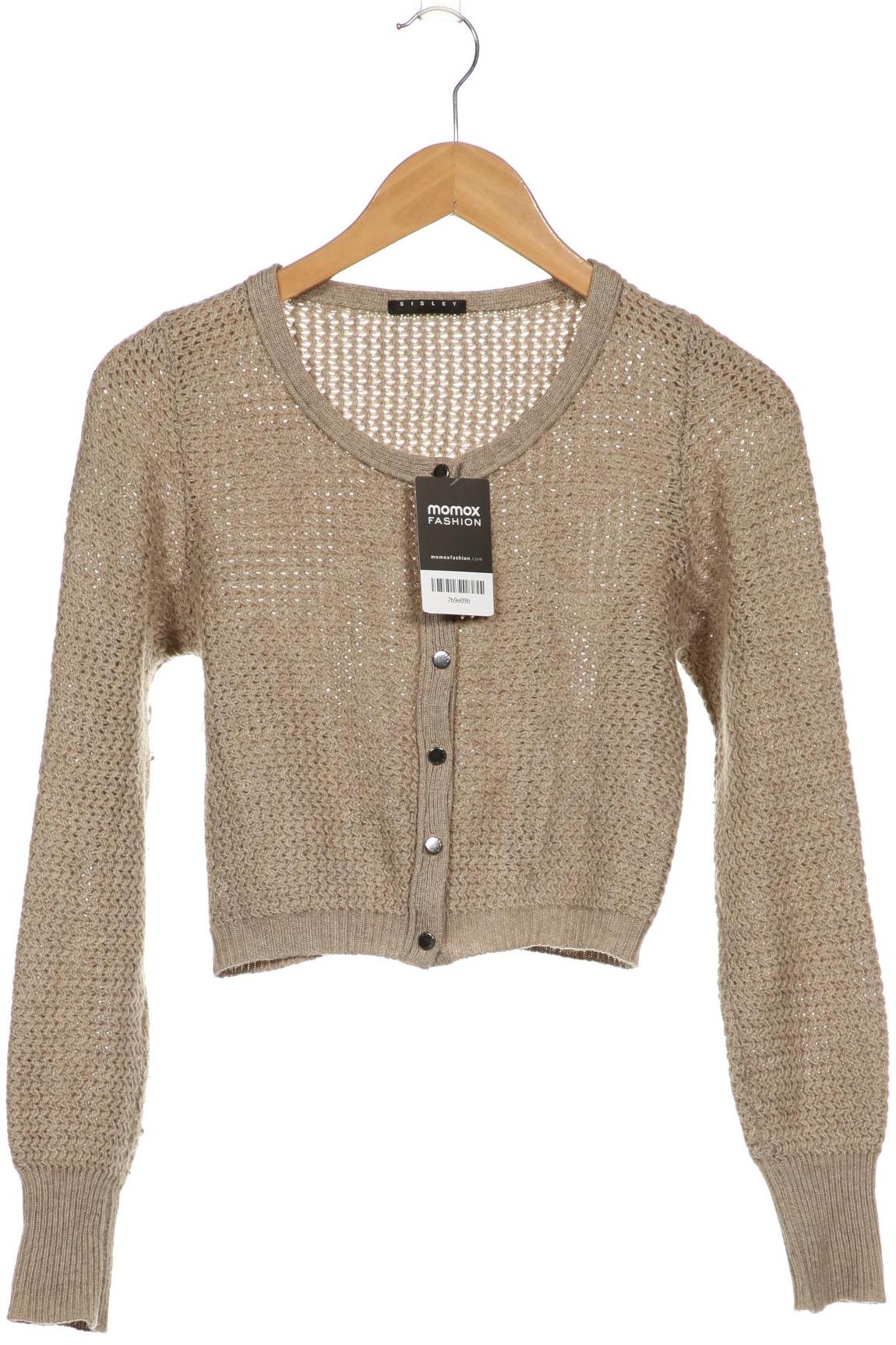 

Sisley Damen Strickjacke, beige, Gr. 38