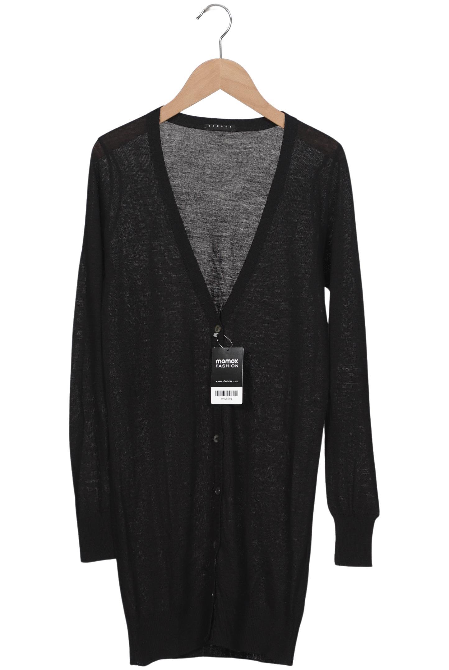 

Sisley Damen Strickjacke, schwarz, Gr. 36