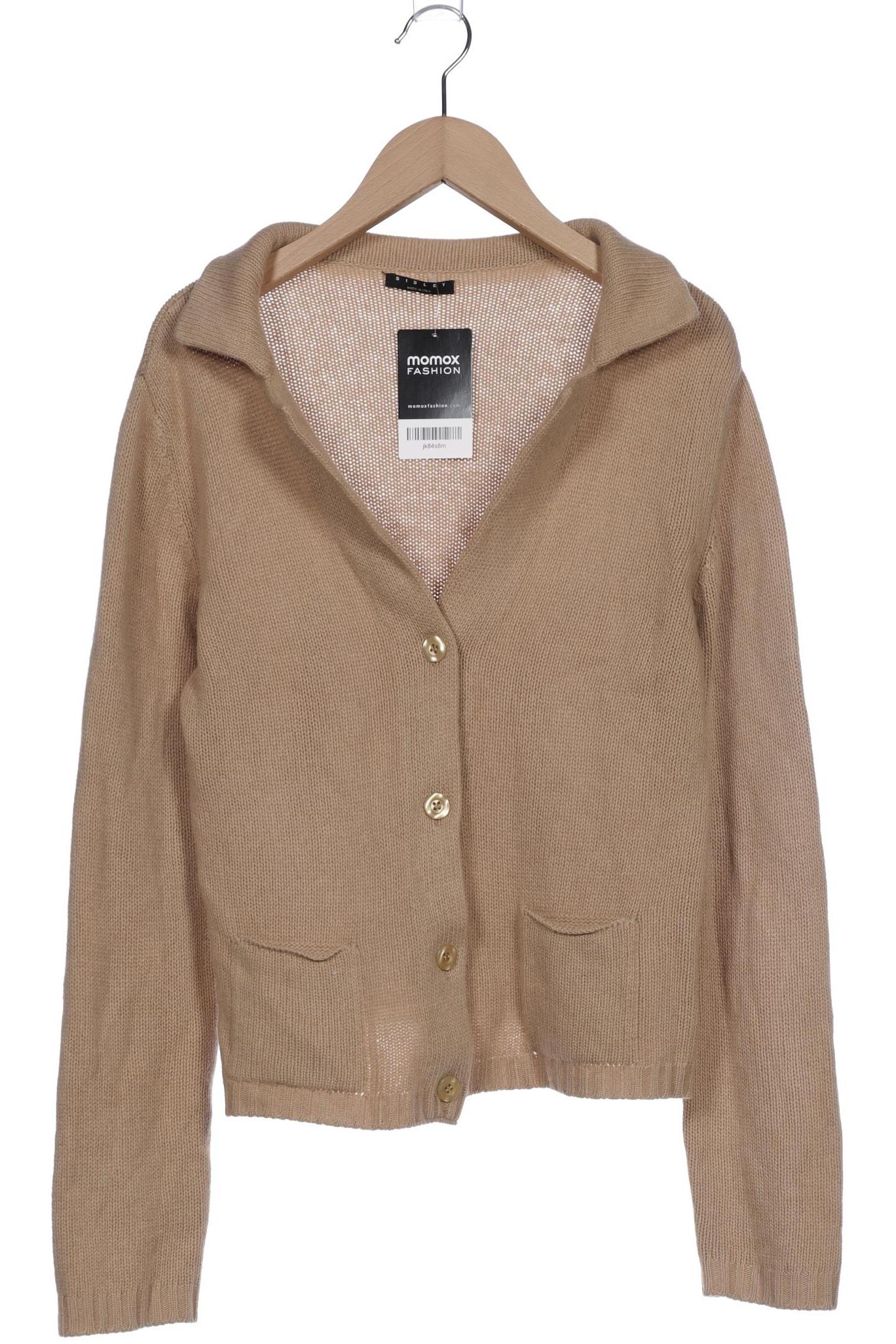 

Sisley Damen Strickjacke, beige, Gr. 38