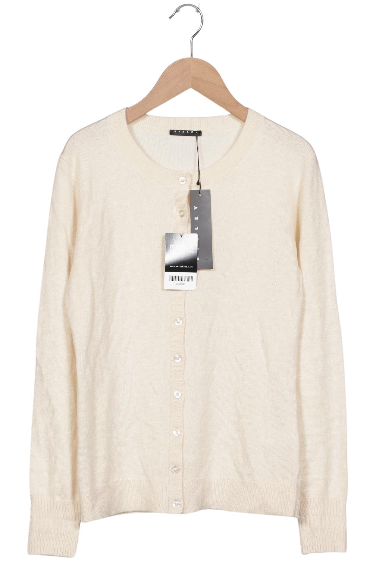 

Sisley Damen Strickjacke, cremeweiß, Gr. 36