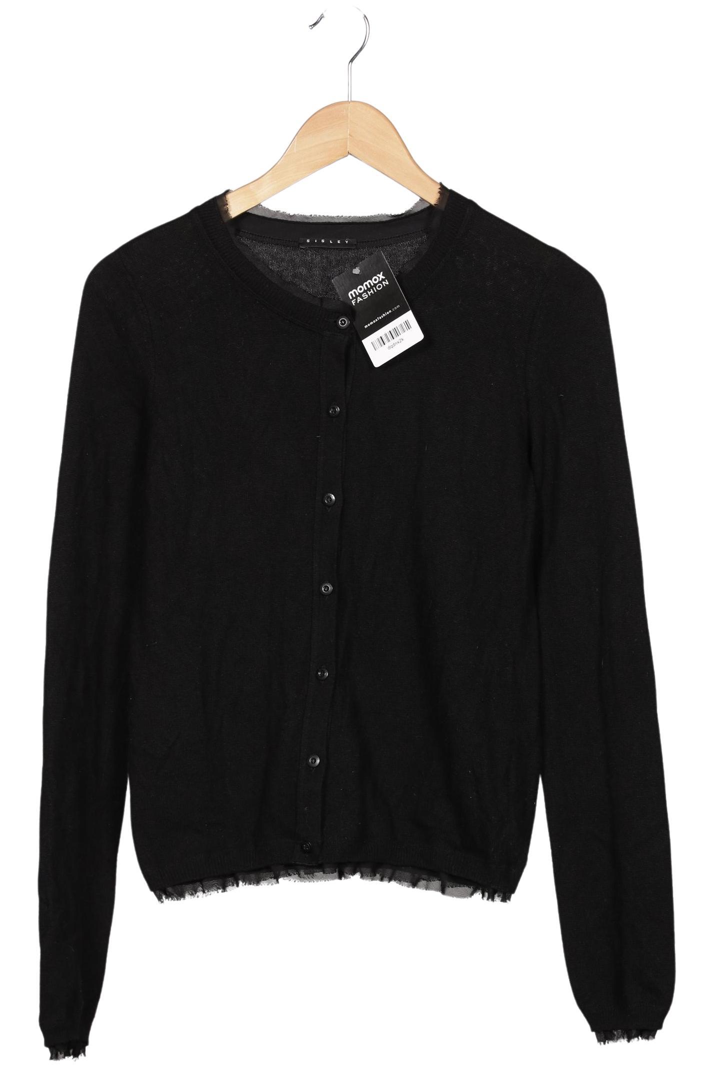

Sisley Damen Strickjacke, schwarz, Gr. 36