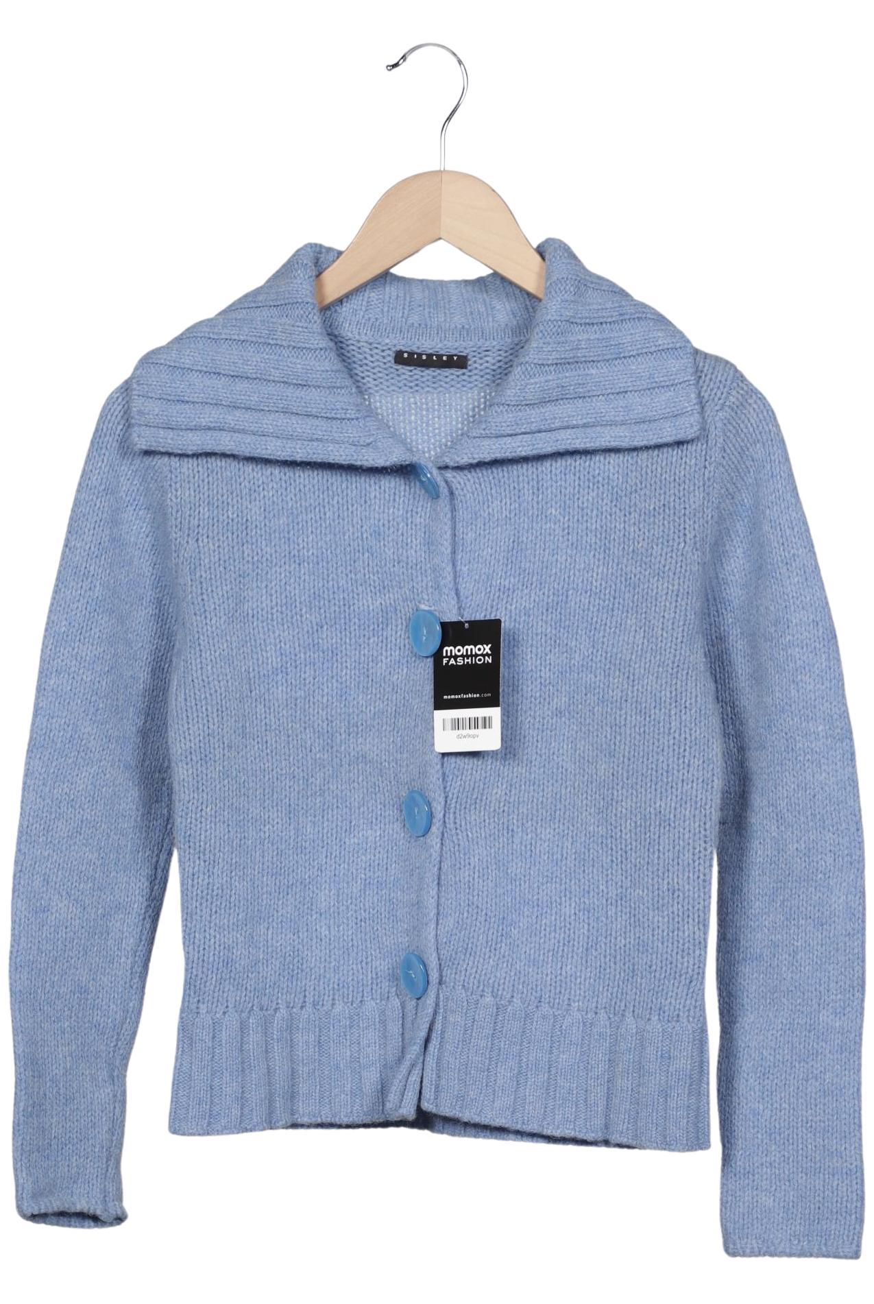 

Sisley Damen Strickjacke, blau, Gr. 36