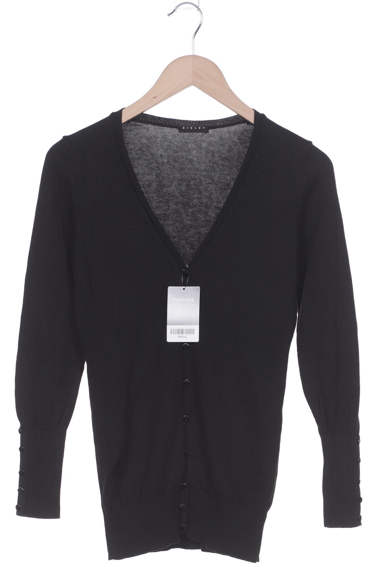 

Sisley Damen Strickjacke, schwarz, Gr. 36