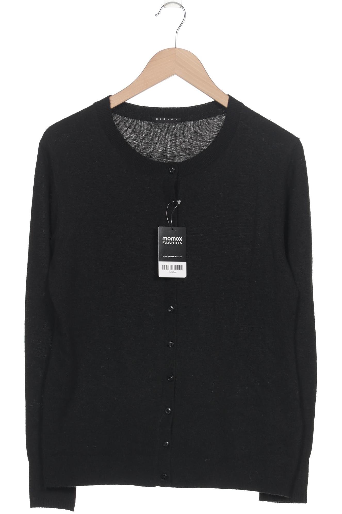 

Sisley Damen Strickjacke, schwarz, Gr. 42
