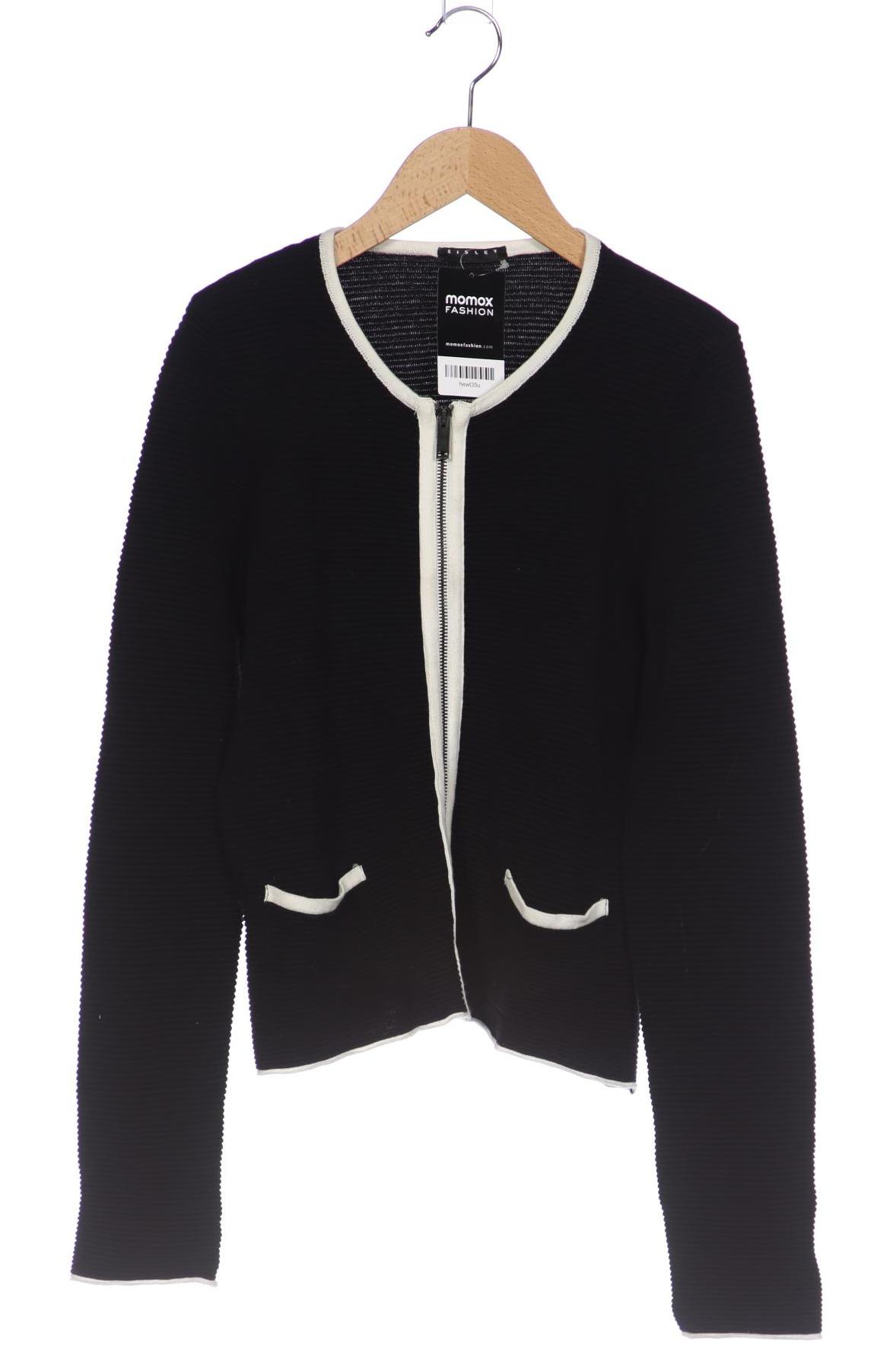 

Sisley Damen Strickjacke, schwarz, Gr. 38
