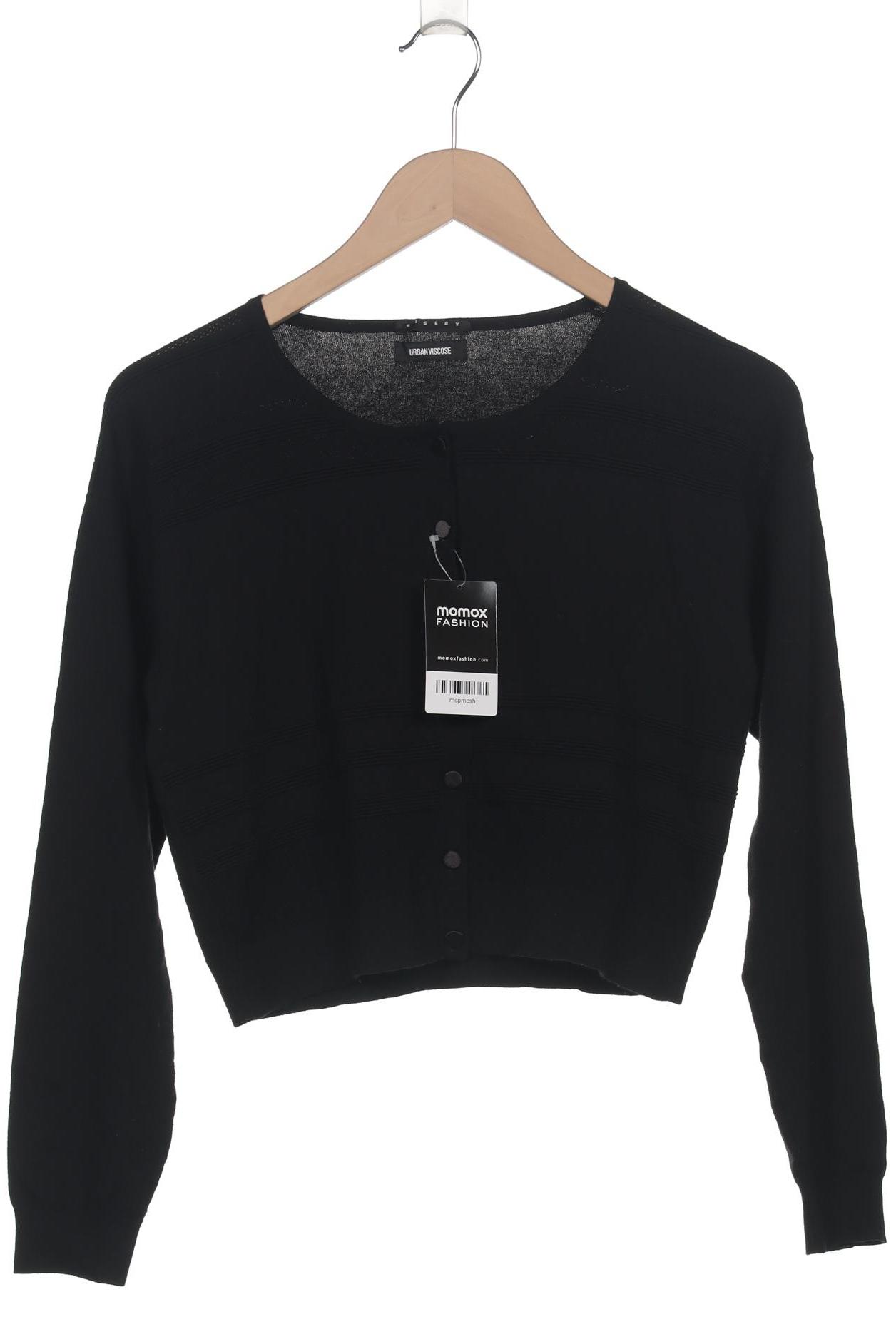

Sisley Damen Strickjacke, schwarz, Gr. 38