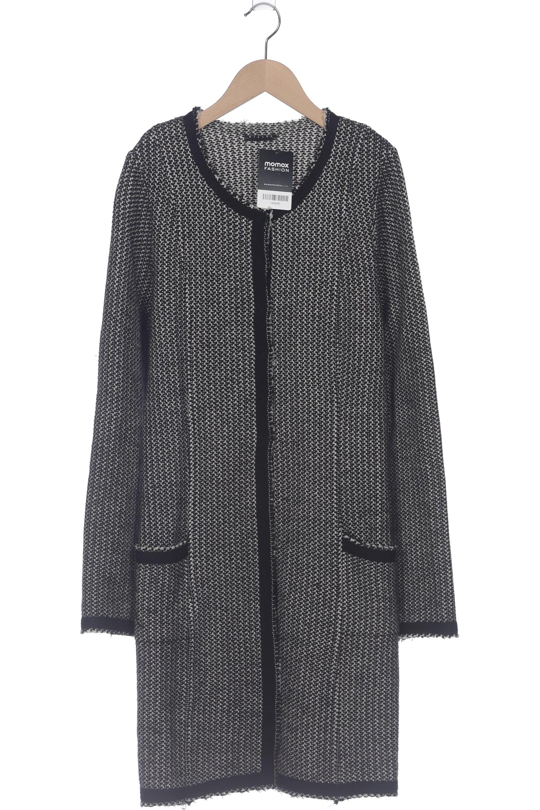 

Sisley Damen Strickjacke, schwarz, Gr. 42
