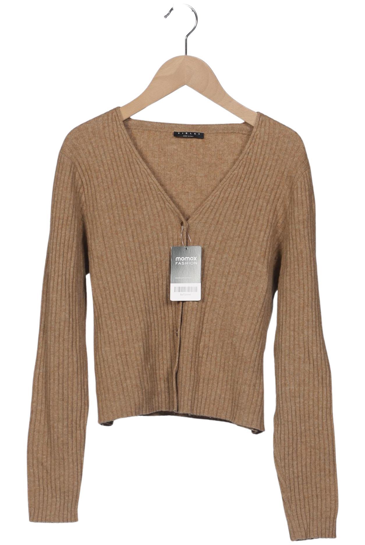 

Sisley Damen Strickjacke, beige, Gr. 38