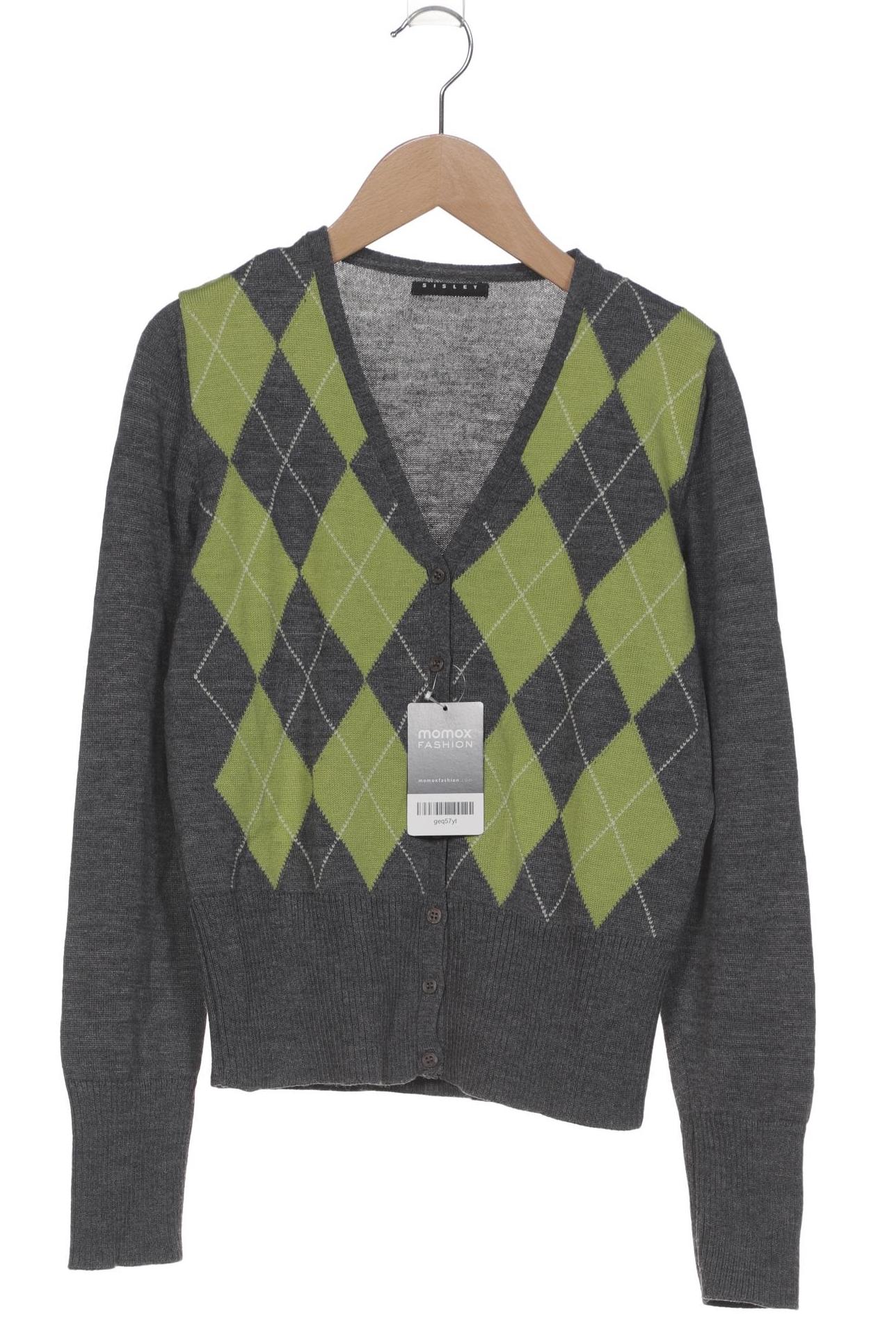 

Sisley Damen Strickjacke, grau, Gr. 38