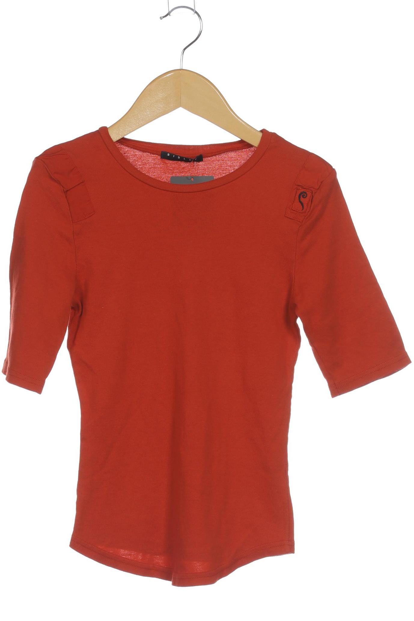 

Sisley Damen T-Shirt, rot, Gr. 34