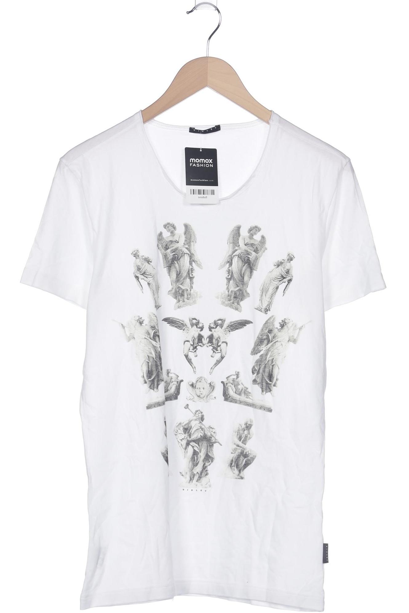 

Sisley Herren T-Shirt, weiß, Gr. 48