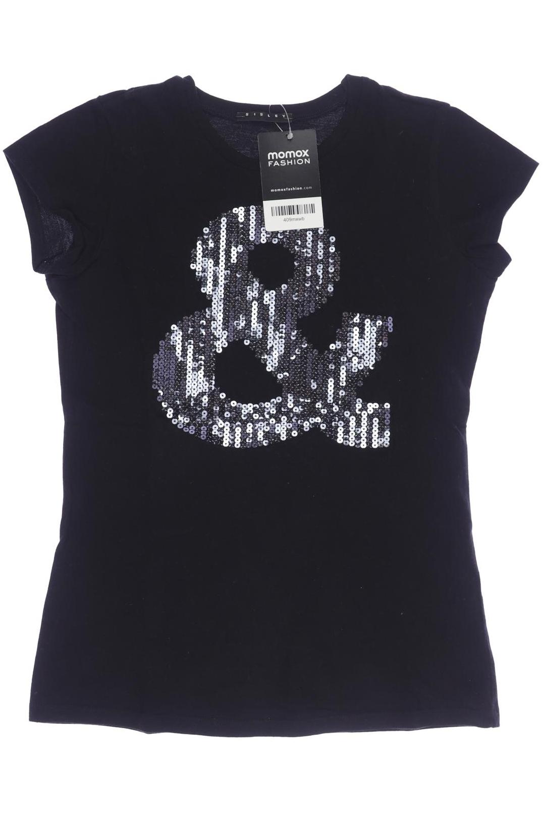 

SISLEY Mädchen T-Shirt, schwarz