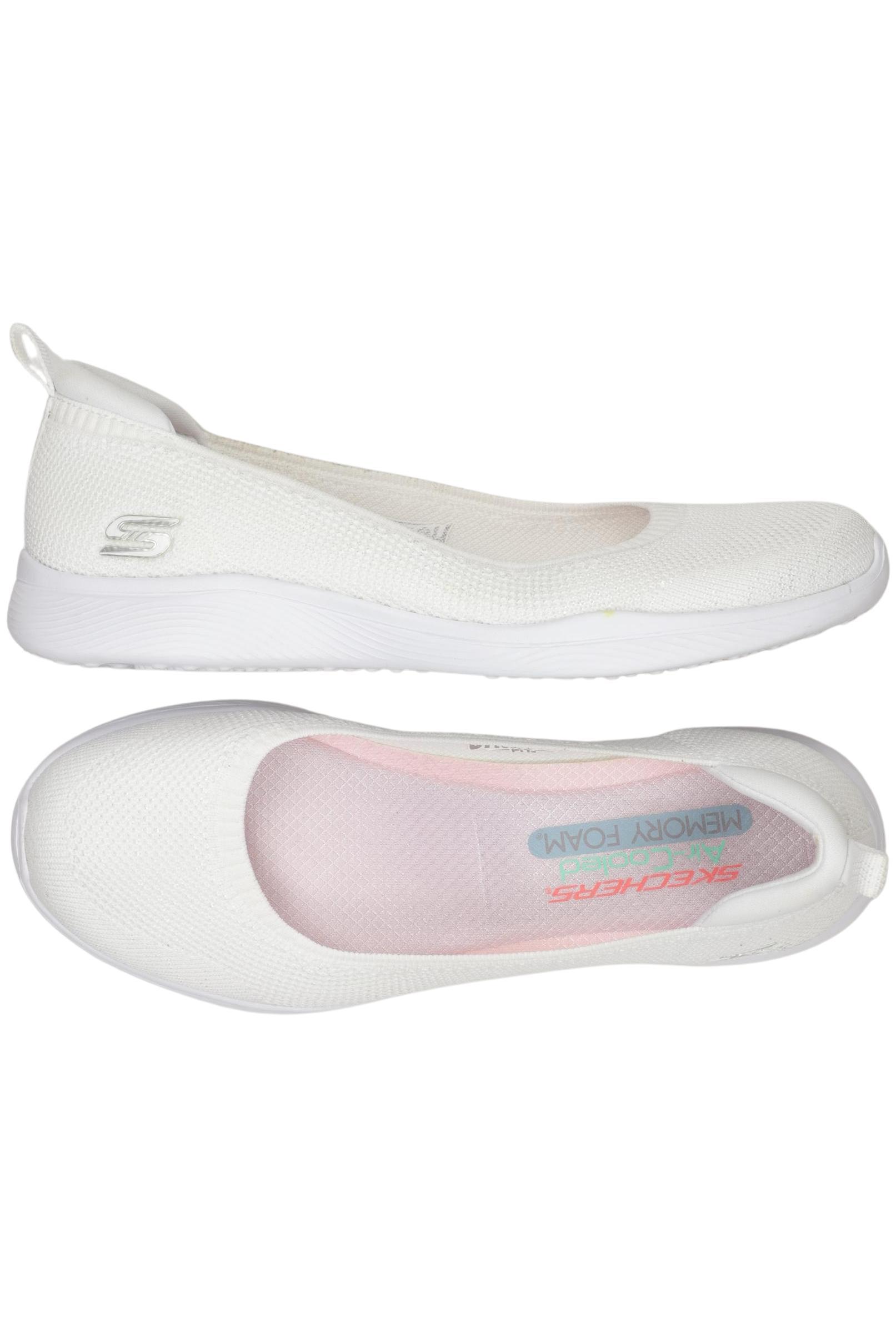 

Skechers Damen Ballerinas, weiß, Gr. 38