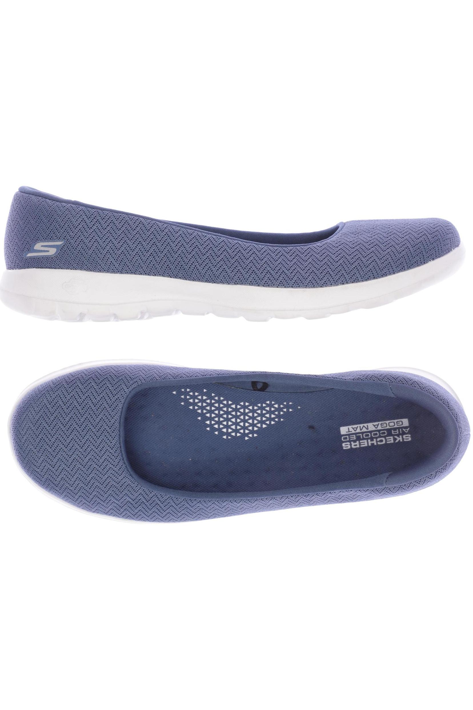 

Skechers Damen Ballerinas, blau, Gr. 38