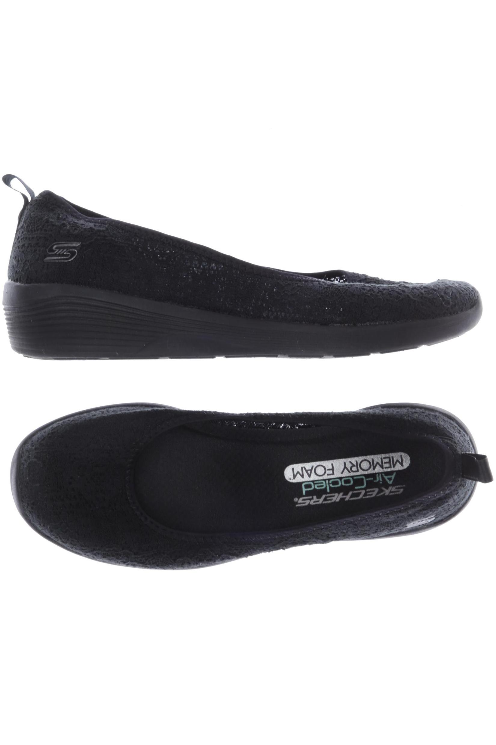 

Skechers Damen Ballerinas, schwarz, Gr. 37.5
