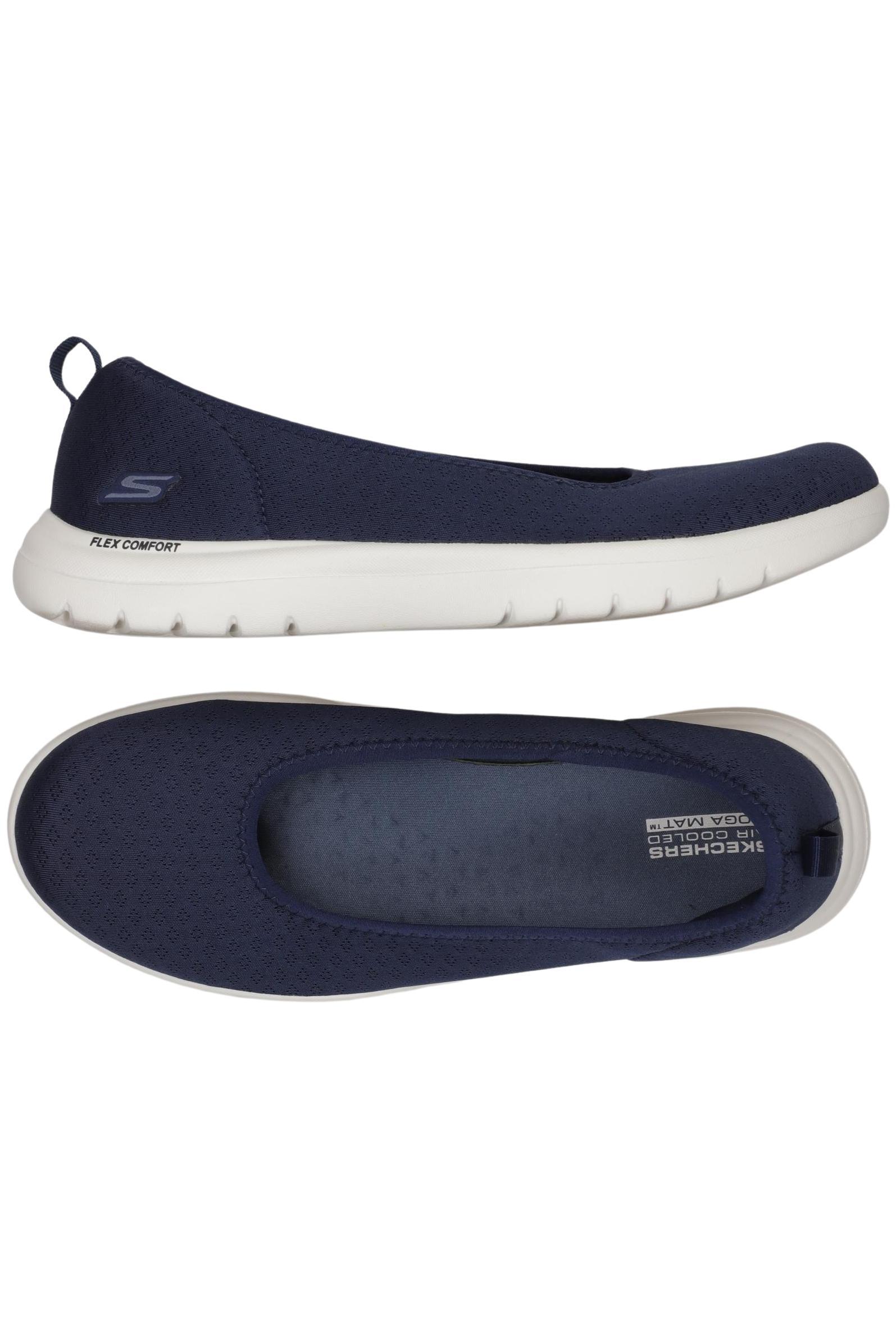 

Skechers Damen Ballerinas, blau, Gr. 39