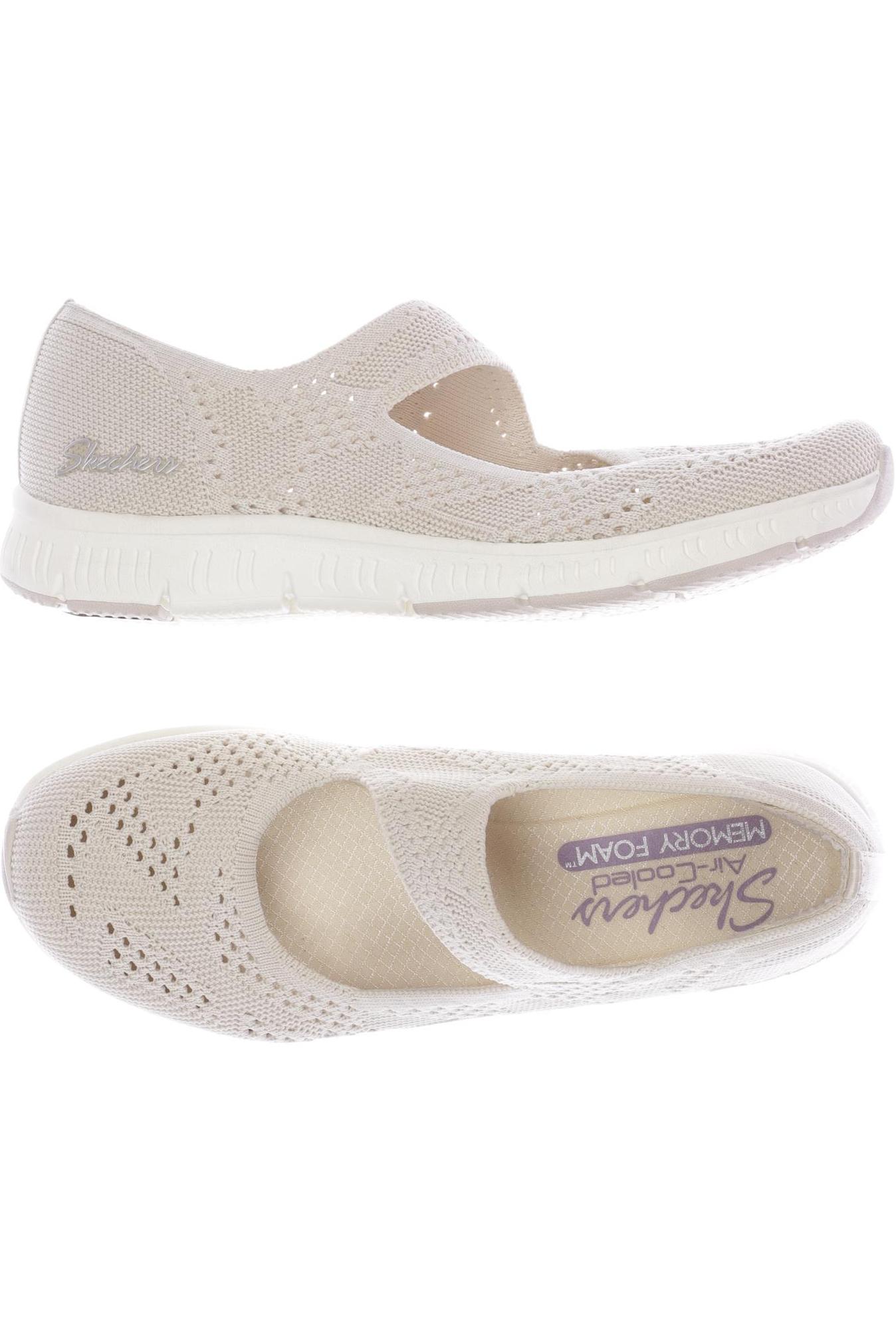 

SKECHERS Damen Ballerinas, cremeweiß