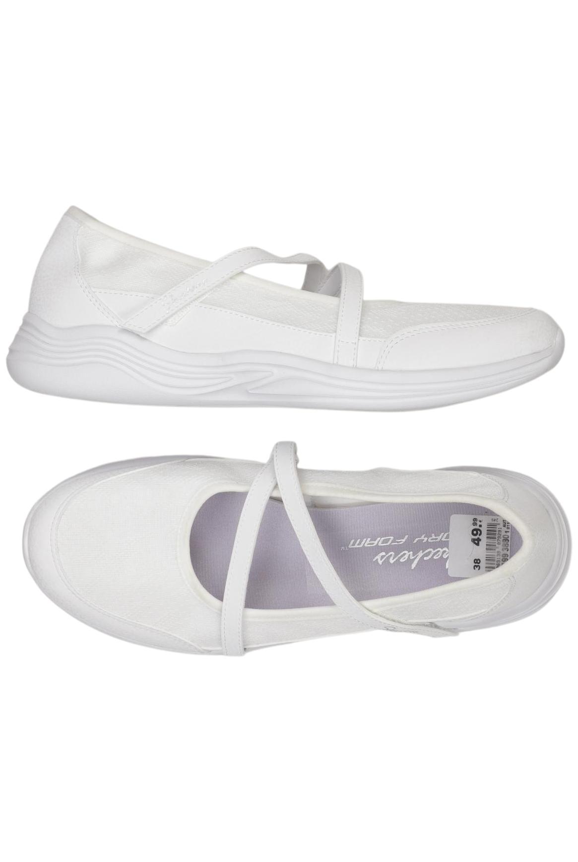 

Skechers Damen Ballerinas, weiß, Gr. 38