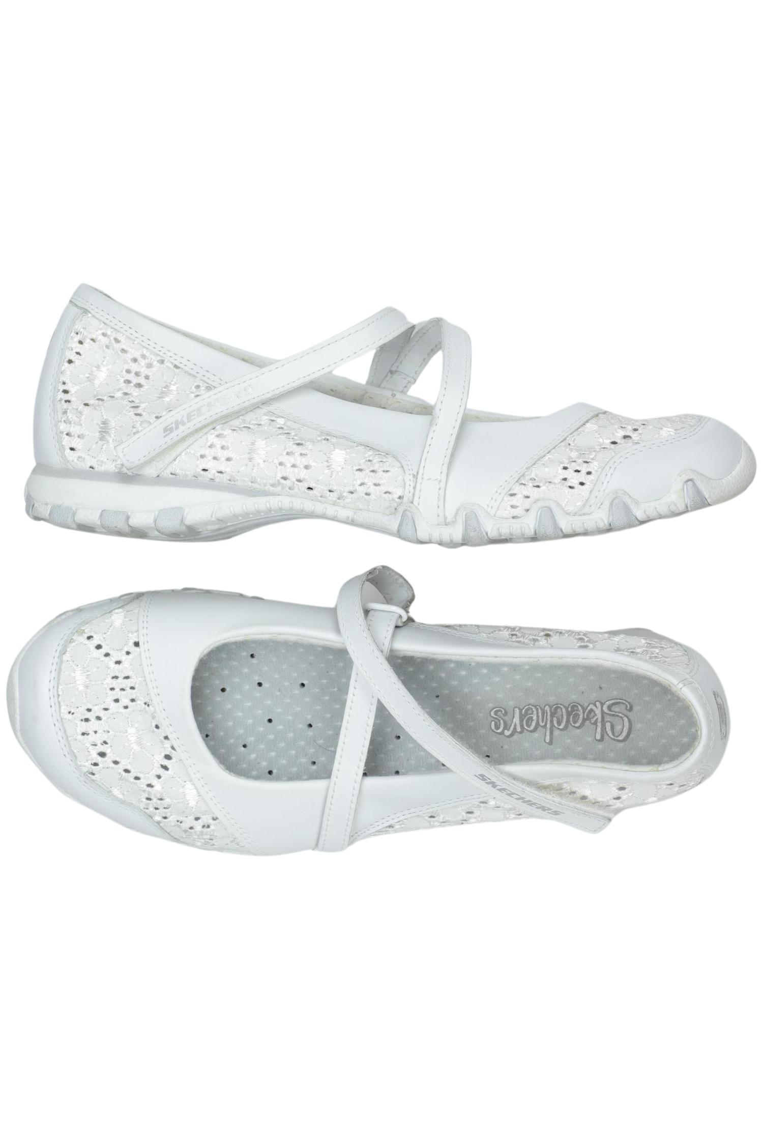 

Skechers Damen Ballerinas, weiß, Gr. 36
