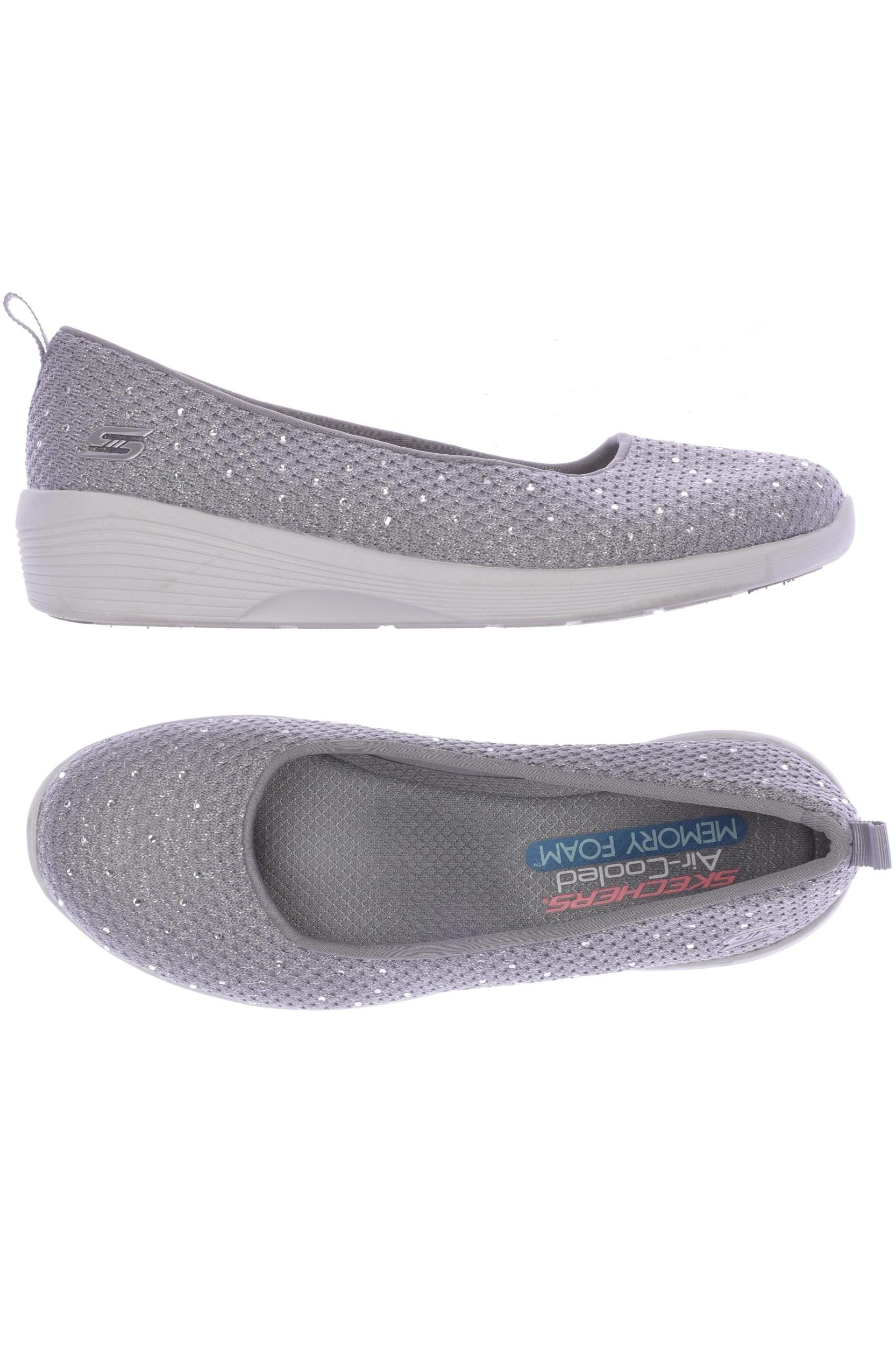 

Skechers Damen Ballerinas, grau, Gr. 36.5